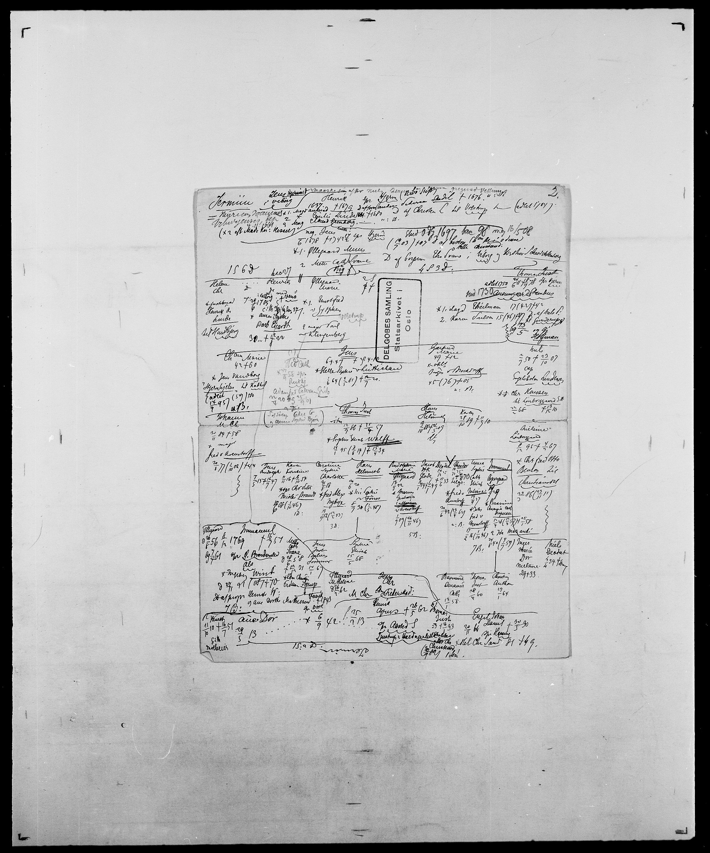 Delgobe, Charles Antoine - samling, AV/SAO-PAO-0038/D/Da/L0017: Helander - Hjørne, p. 557