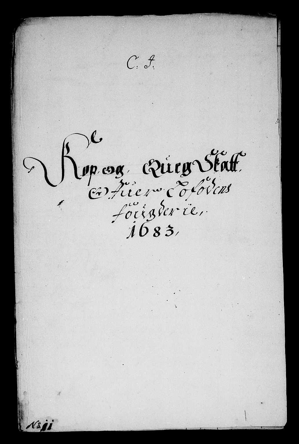 Rentekammeret inntil 1814, Reviderte regnskaper, Stiftamtstueregnskaper, Trondheim stiftamt og Nordland amt, RA/EA-6044/R/Rg/L0074: Trondheim stiftamt og Nordland amt, 1683