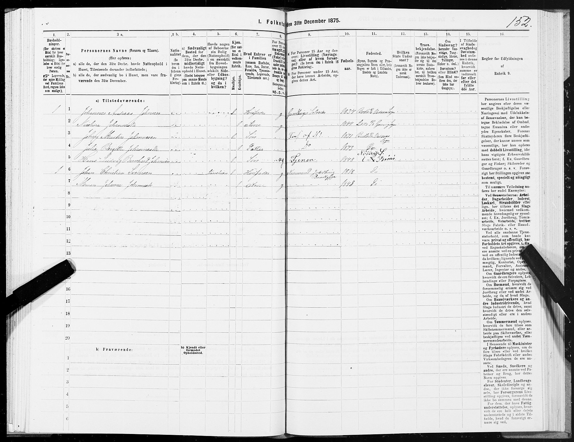SAT, 1875 census for 1811P Bindal, 1875, p. 1152