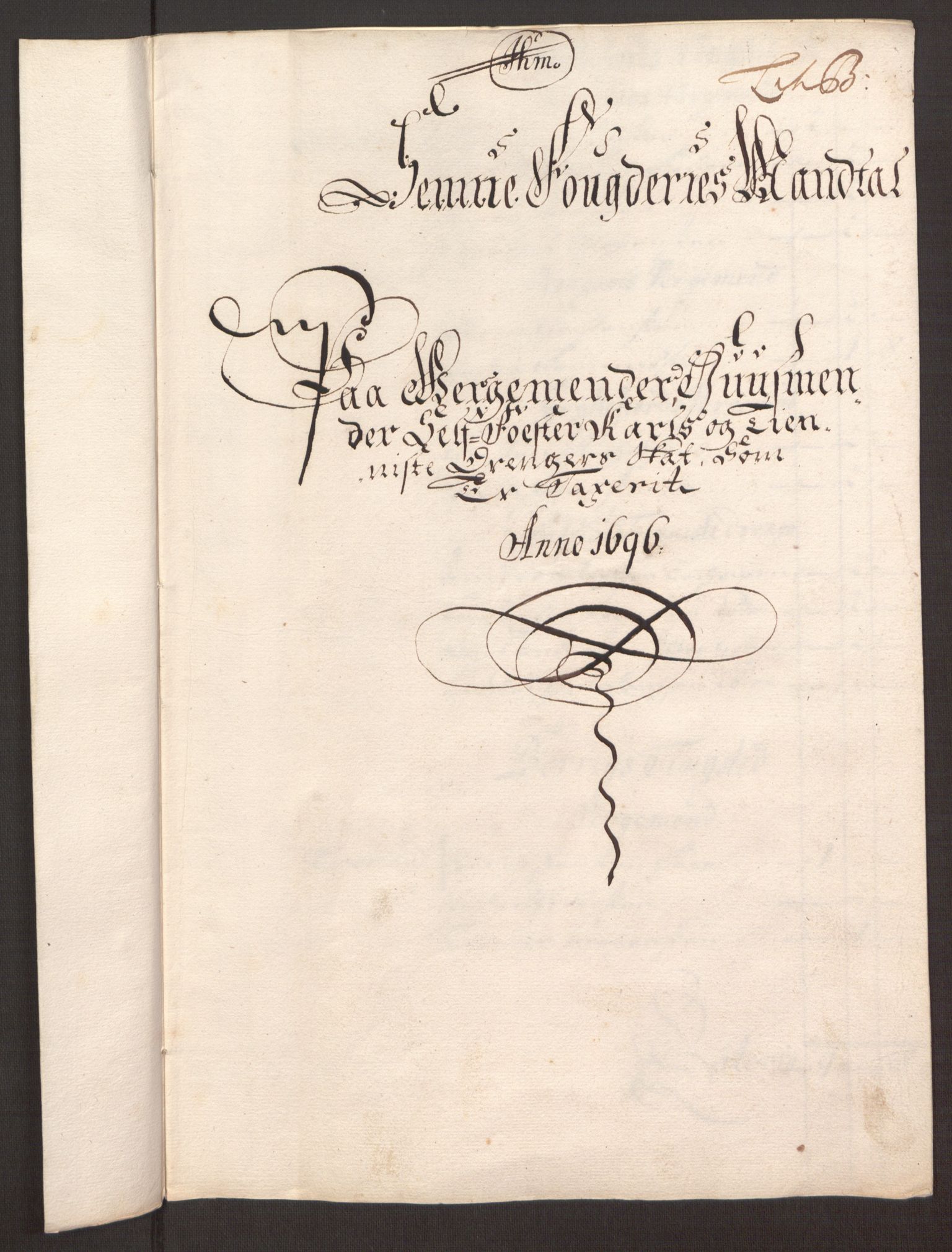 Rentekammeret inntil 1814, Reviderte regnskaper, Fogderegnskap, AV/RA-EA-4092/R68/L4753: Fogderegnskap Senja og Troms, 1694-1696, p. 259