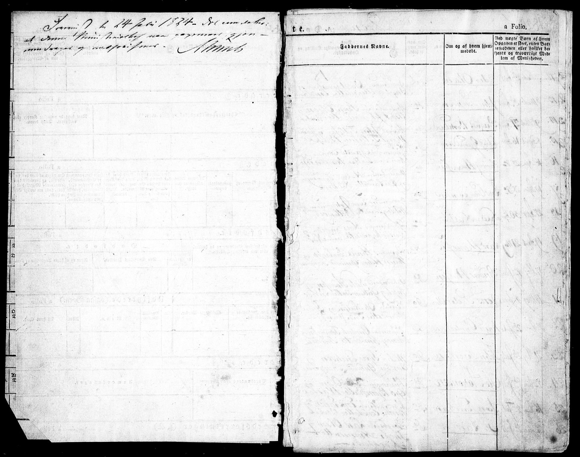 Holt sokneprestkontor, SAK/1111-0021/F/Fa/L0006: Parish register (official) no. A 6, 1820-1835