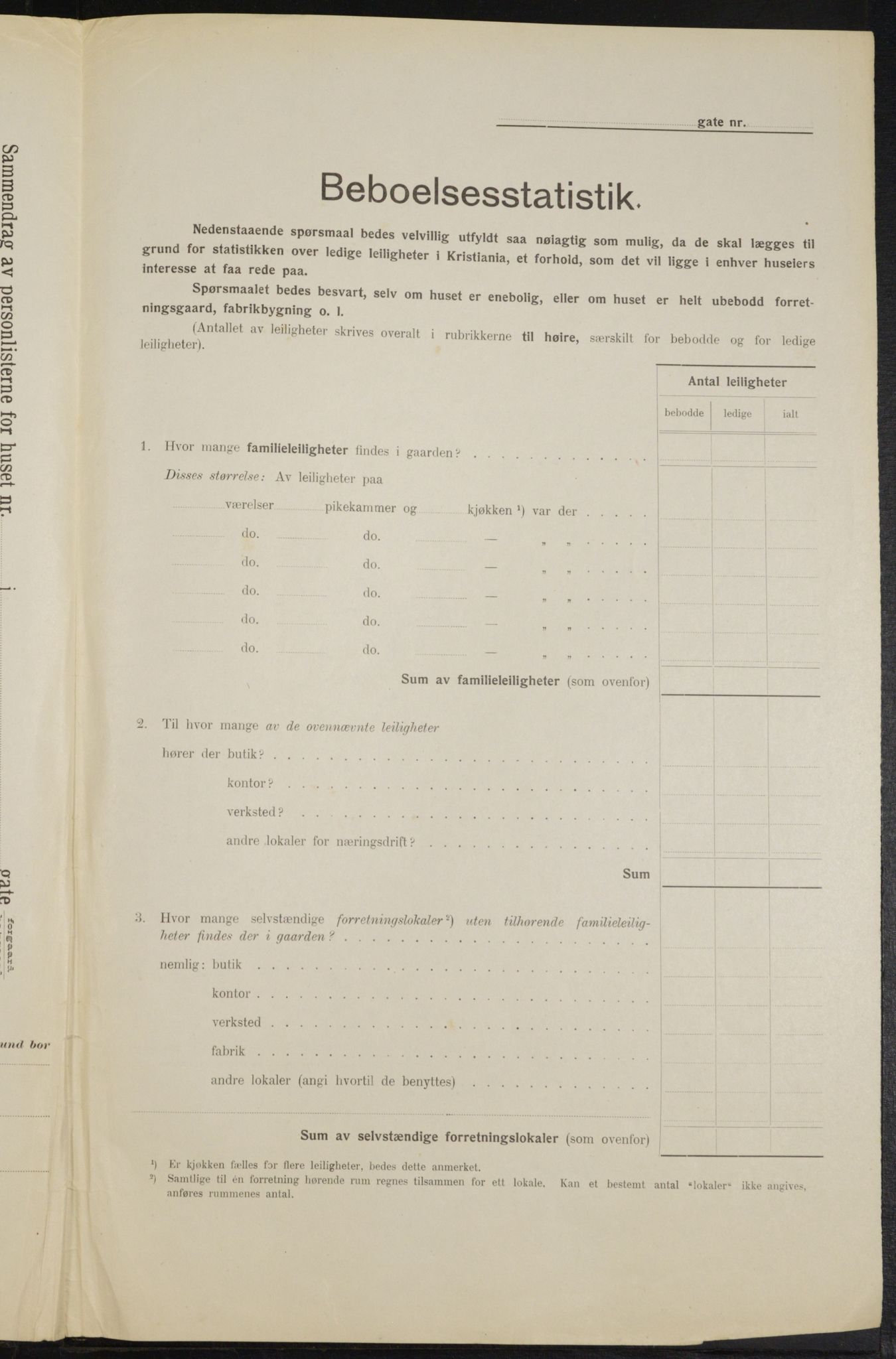 OBA, Municipal Census 1914 for Kristiania, 1914, p. 131281