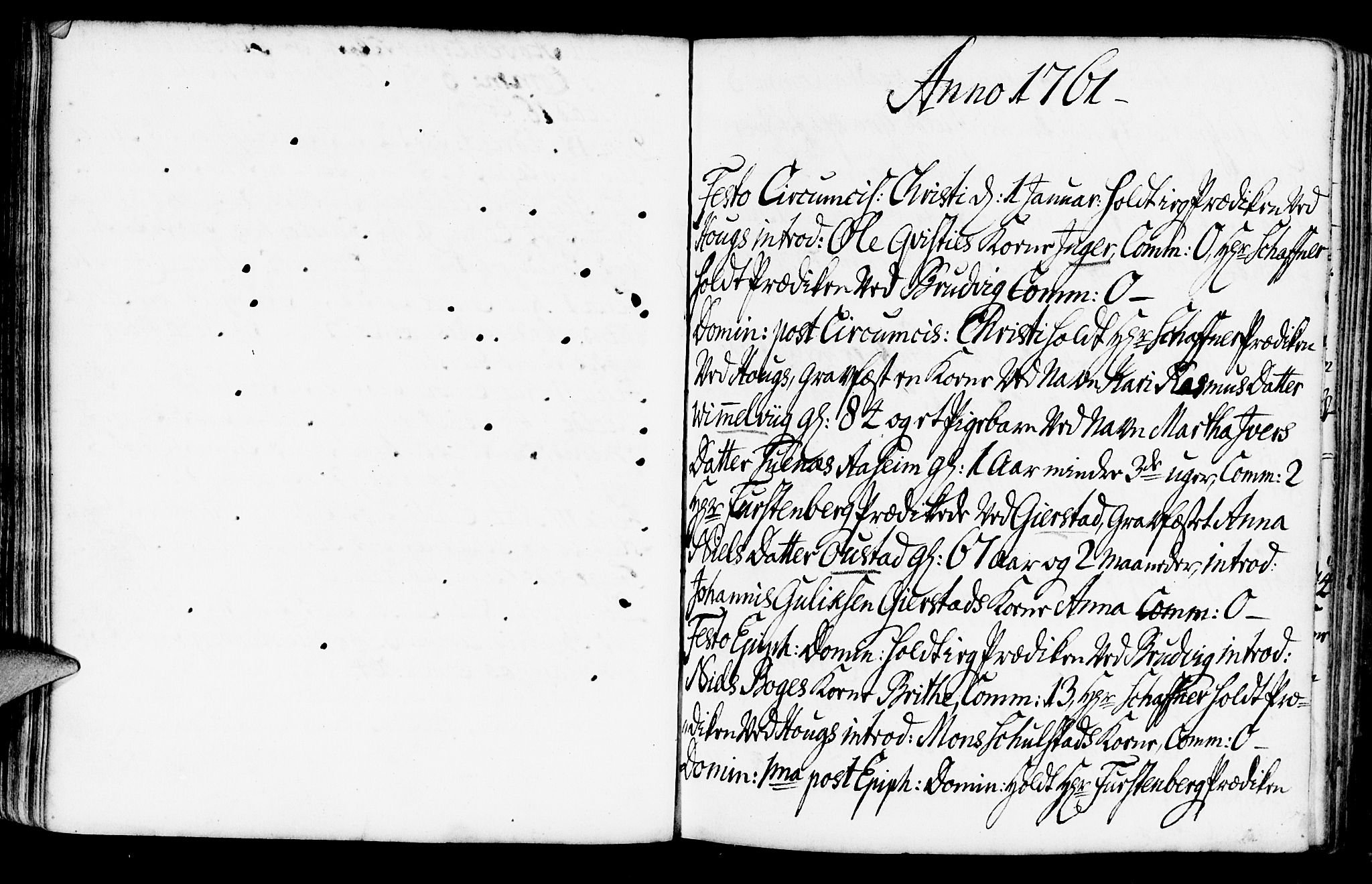 Haus sokneprestembete, SAB/A-75601/H/Haa: Parish register (official) no. A 7, 1748-1766, p. 126