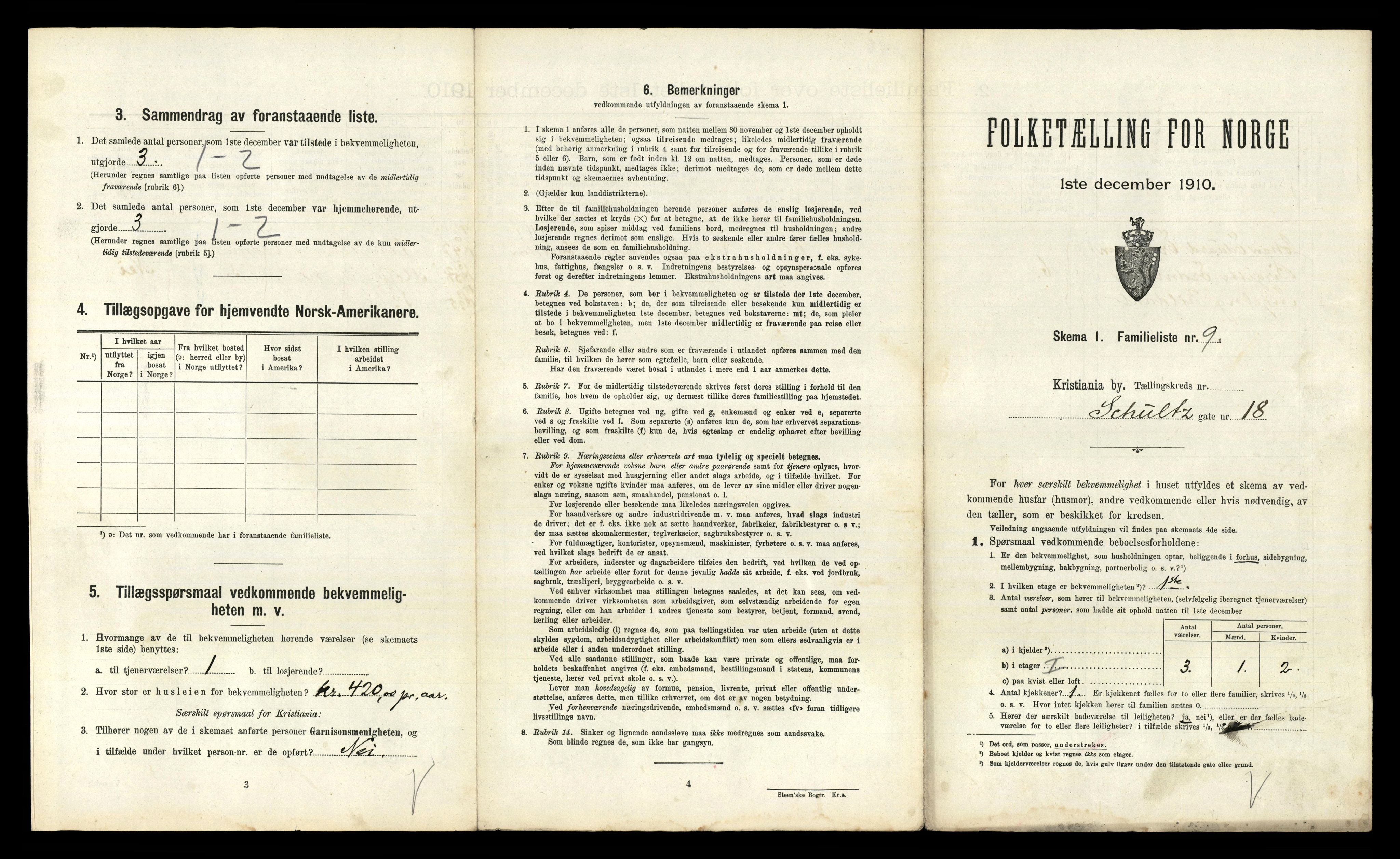 RA, 1910 census for Kristiania, 1910, p. 86661