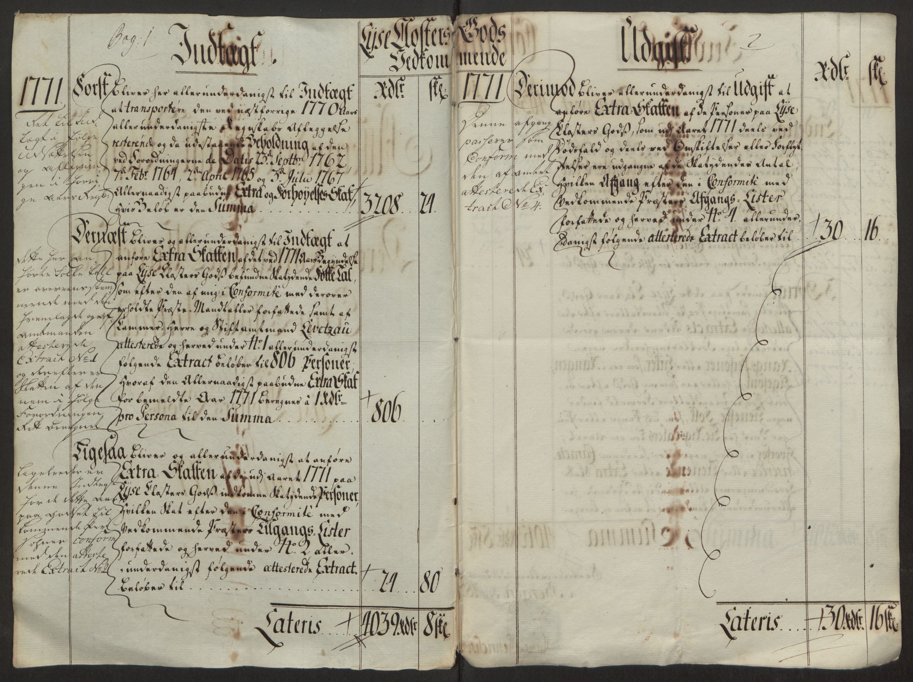 Rentekammeret inntil 1814, Reviderte regnskaper, Fogderegnskap, RA/EA-4092/R50/L3180: Ekstraskatten Lyse kloster, 1762-1783, p. 247