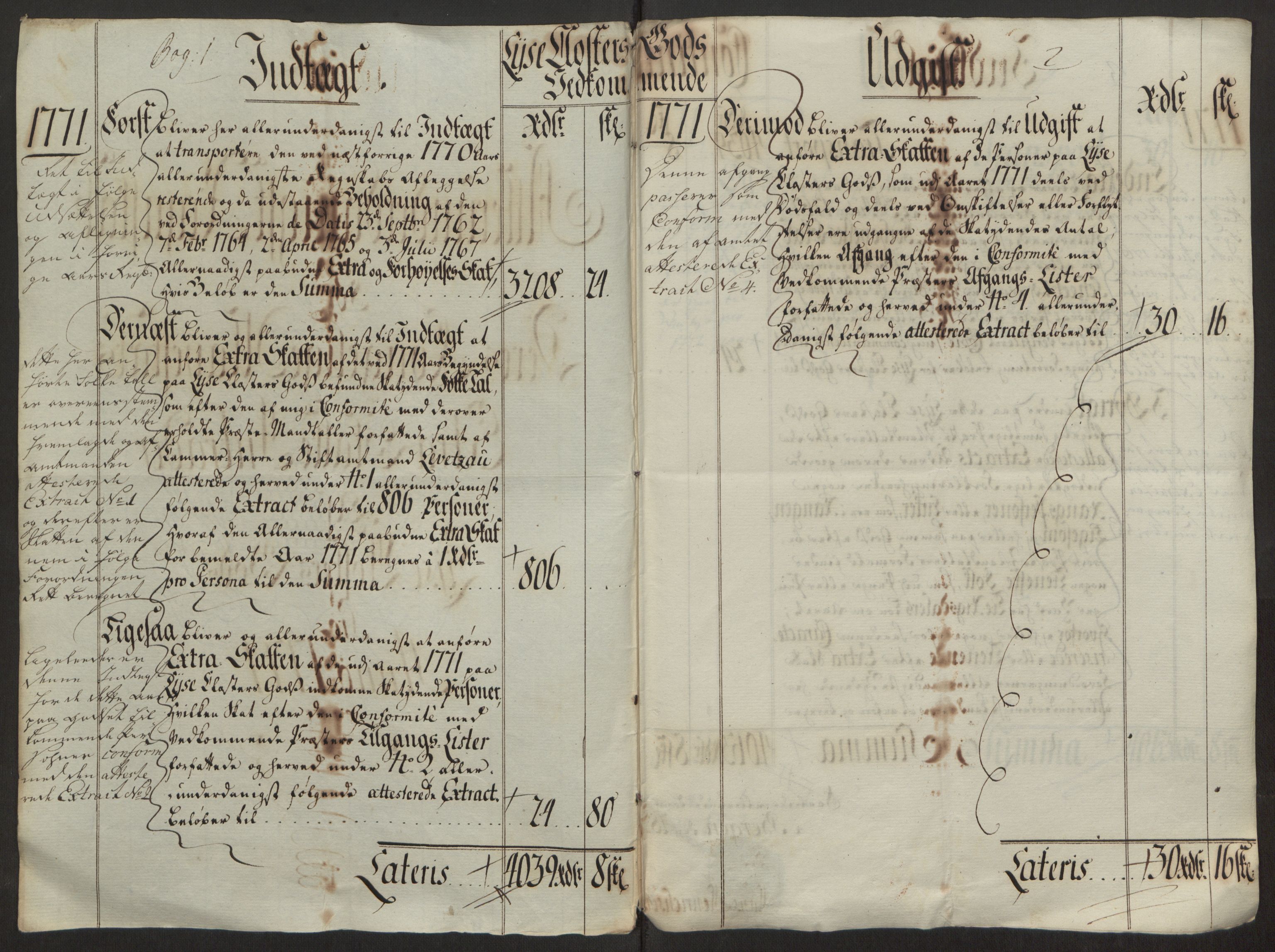 Rentekammeret inntil 1814, Reviderte regnskaper, Fogderegnskap, AV/RA-EA-4092/R50/L3180: Ekstraskatten Lyse kloster, 1762-1783, p. 247