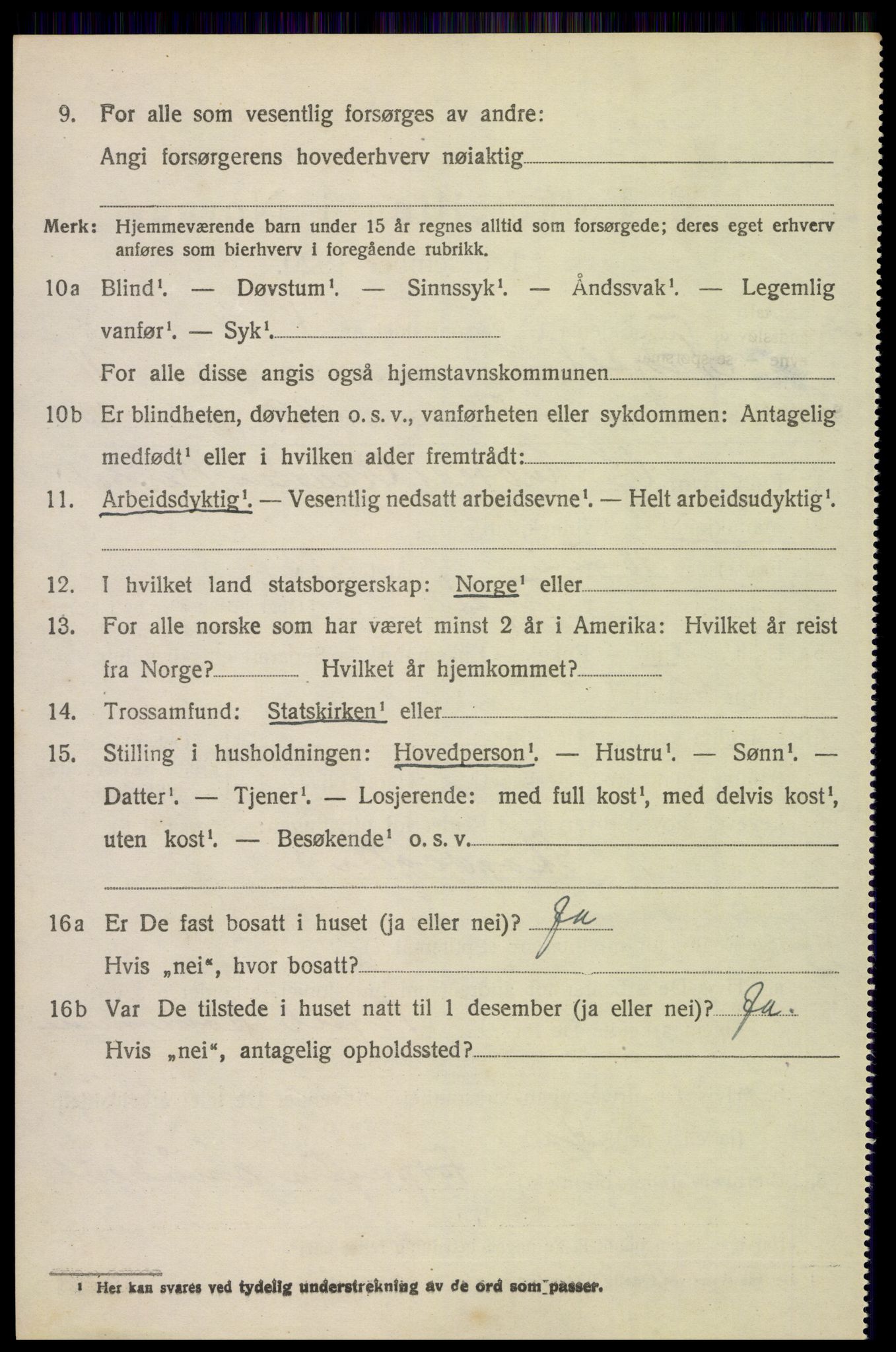 SAH, 1920 census for Trysil, 1920, p. 7056