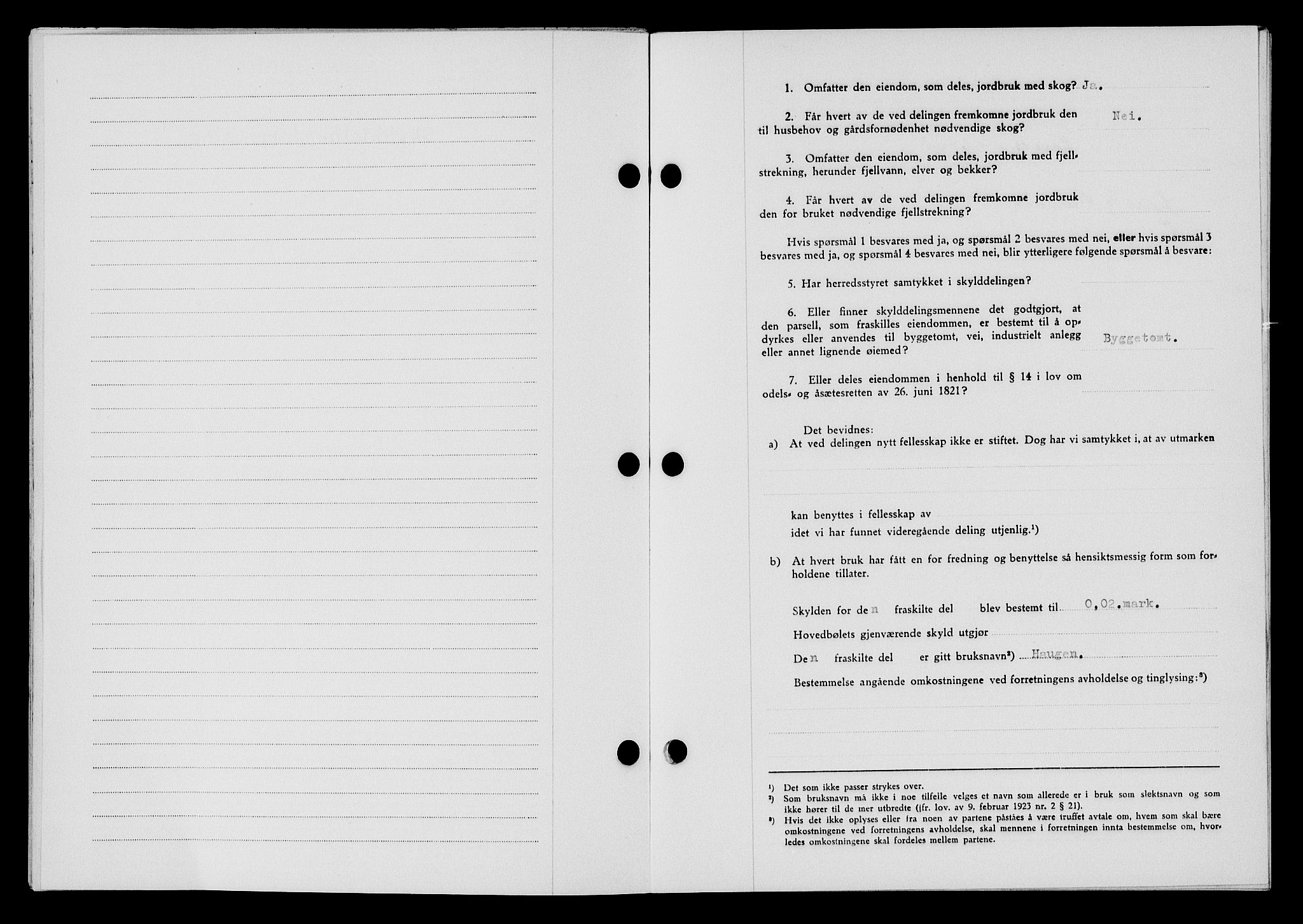 Flekkefjord sorenskriveri, AV/SAK-1221-0001/G/Gb/Gba/L0058: Mortgage book no. A-6, 1942-1944, Diary no: : 391/1943