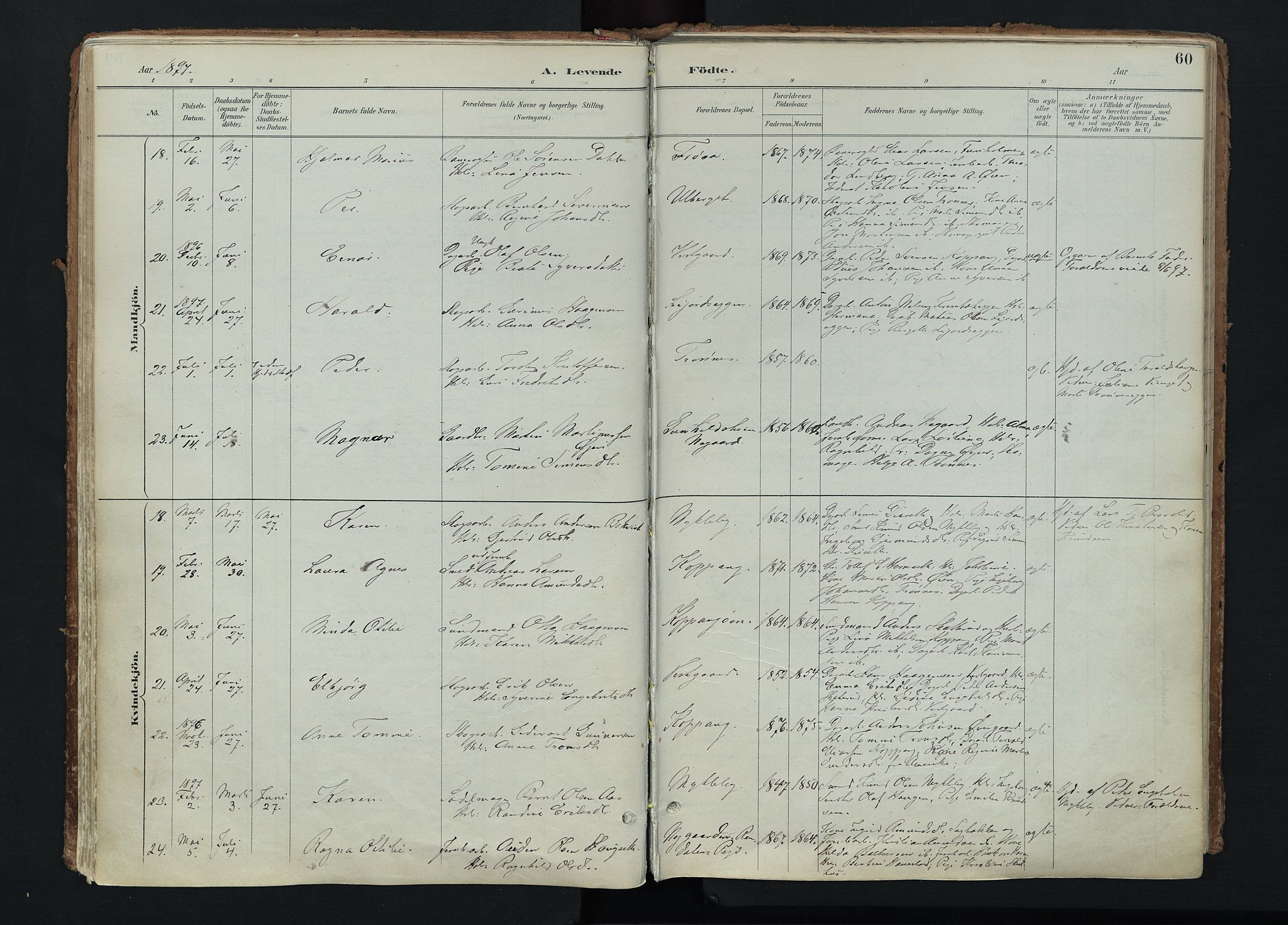 Stor-Elvdal prestekontor, AV/SAH-PREST-052/H/Ha/Haa/L0004: Parish register (official) no. 4, 1890-1922, p. 60