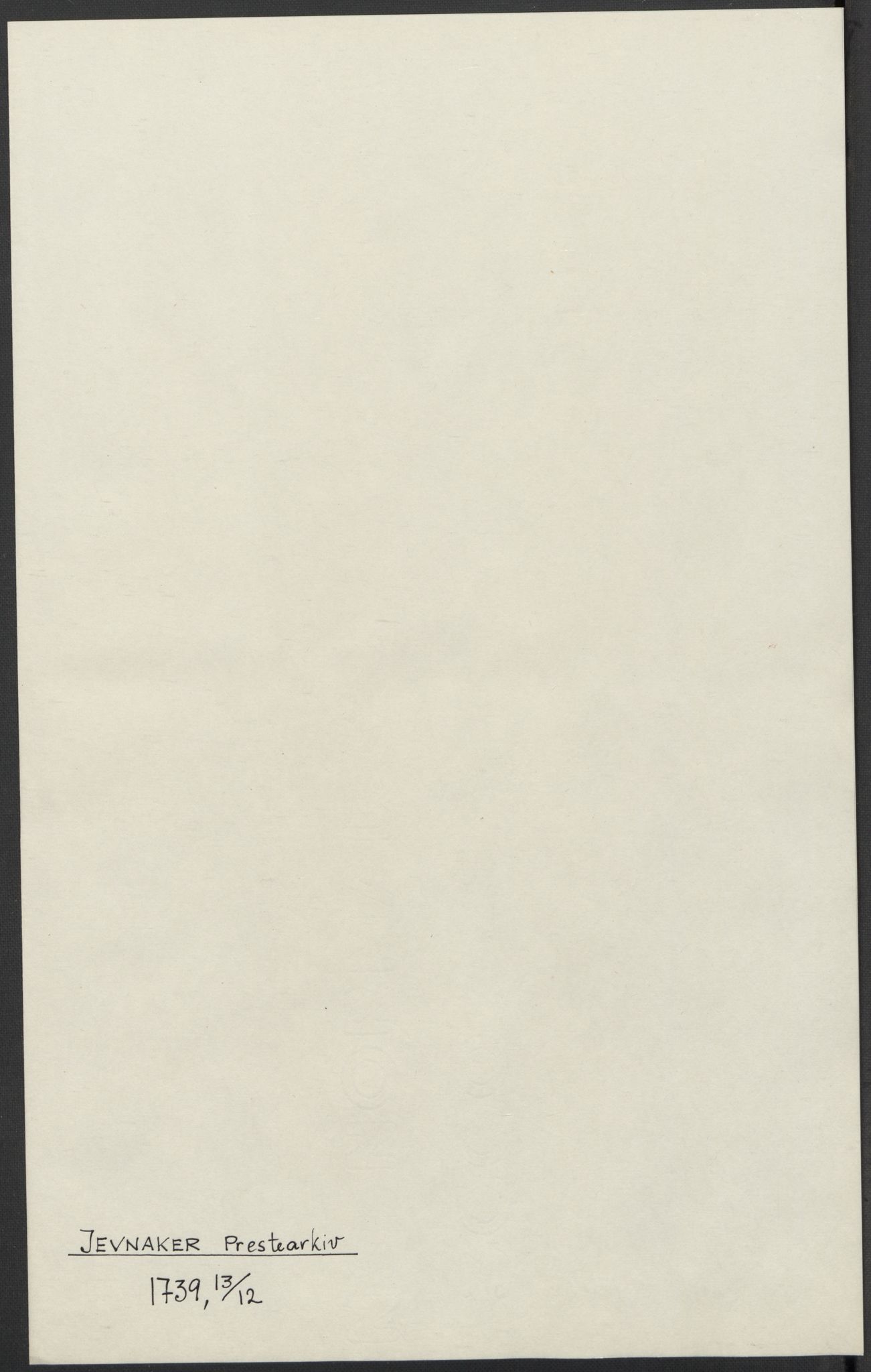 Riksarkivets diplomsamling, RA/EA-5965/F15/L0014: Prestearkiv - Oppland, 1696-1879, p. 64
