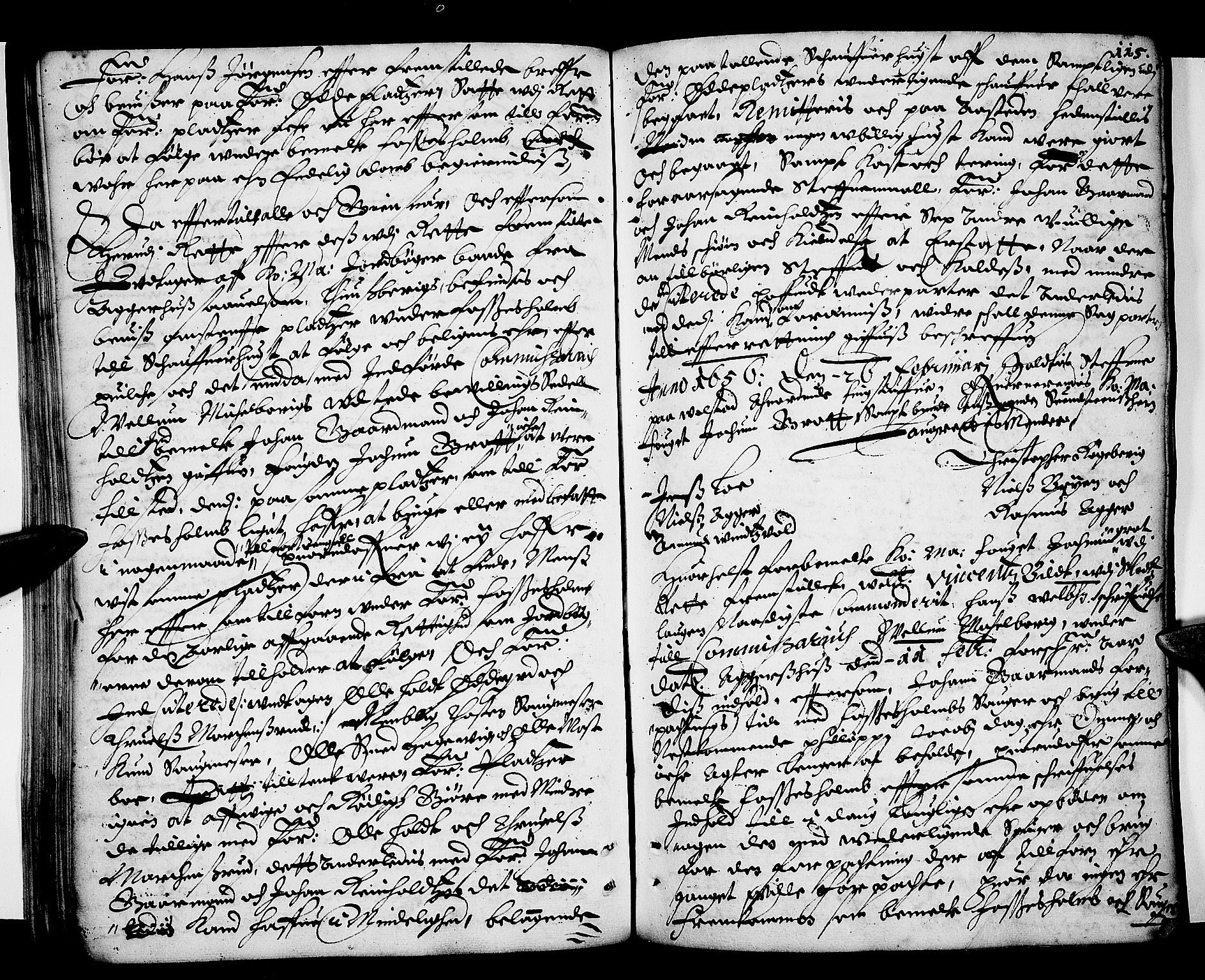 Eiker, Modum og Sigdal sorenskriveri, AV/SAKO-A-123/F/Fa/Faa/L0002: Tingbok, 1653-1657, p. 115