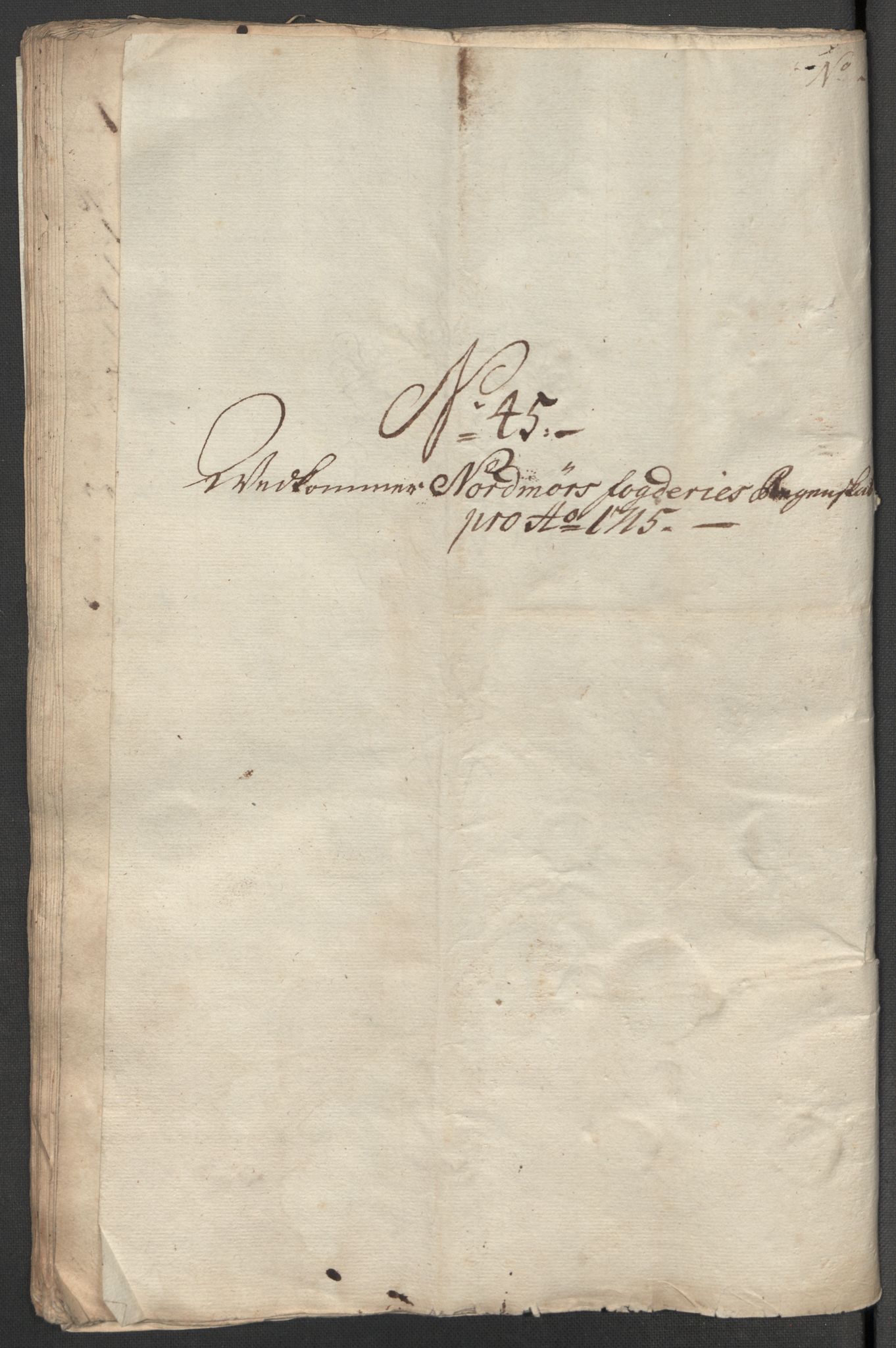 Rentekammeret inntil 1814, Reviderte regnskaper, Fogderegnskap, AV/RA-EA-4092/R56/L3748: Fogderegnskap Nordmøre, 1714-1715, p. 599