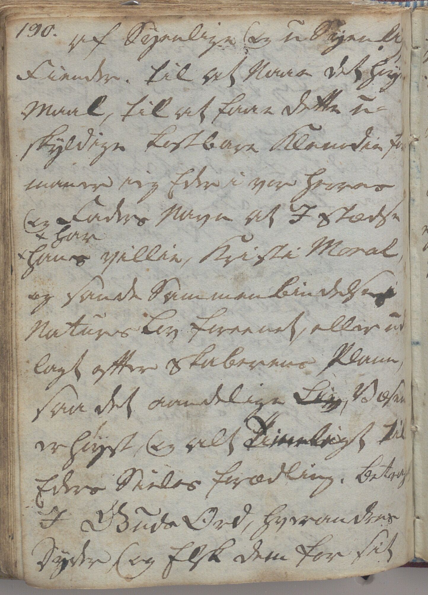 Heggtveitsamlingen, TMF/A-1007/H/L0047/0005: Kopibøker, brev etc.  / "MF I"(Kopibok frå Heggtveits samling), 1800-1823, p. 190