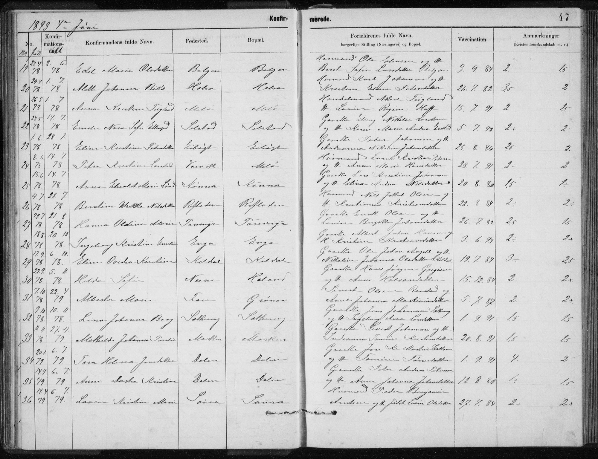 Ministerialprotokoller, klokkerbøker og fødselsregistre - Nordland, AV/SAT-A-1459/843/L0637: Parish register (copy) no. 843C06, 1884-1908, p. 47