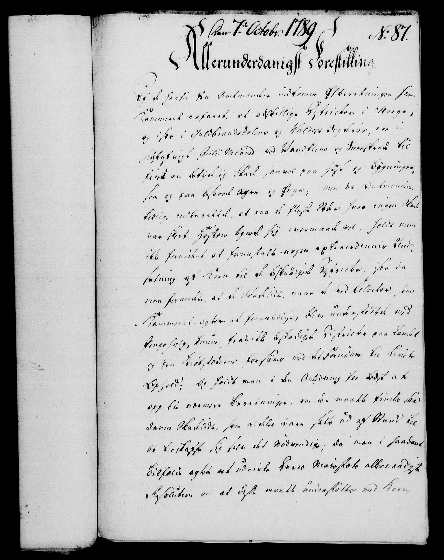 Rentekammeret, Kammerkanselliet, AV/RA-EA-3111/G/Gf/Gfa/L0071: Norsk relasjons- og resolusjonsprotokoll (merket RK 52.71), 1789, p. 467