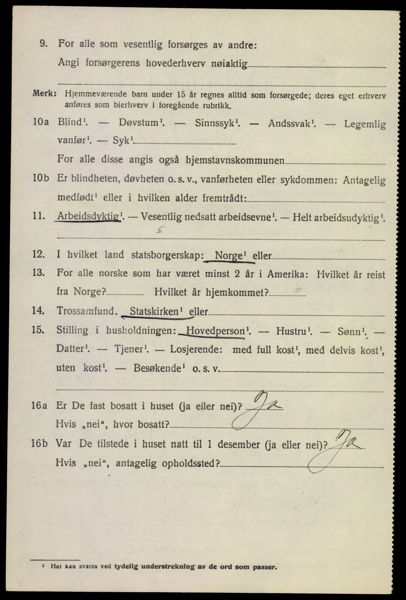 SAKO, 1920 census for Krødsherad, 1920, p. 3830