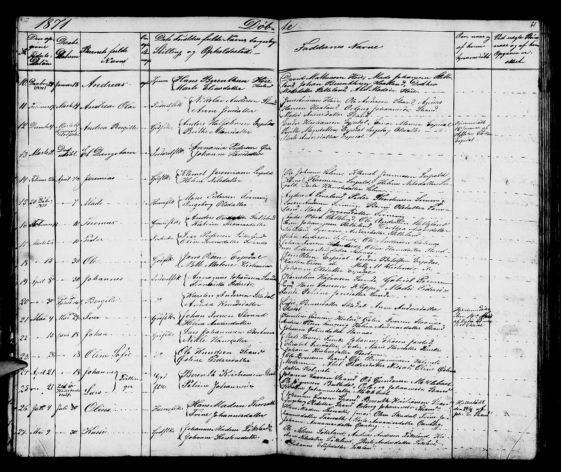 Fjaler sokneprestembete, AV/SAB-A-79801/H/Hab/Habc/L0001: Parish register (copy) no. C 1, 1852-1878, p. 62