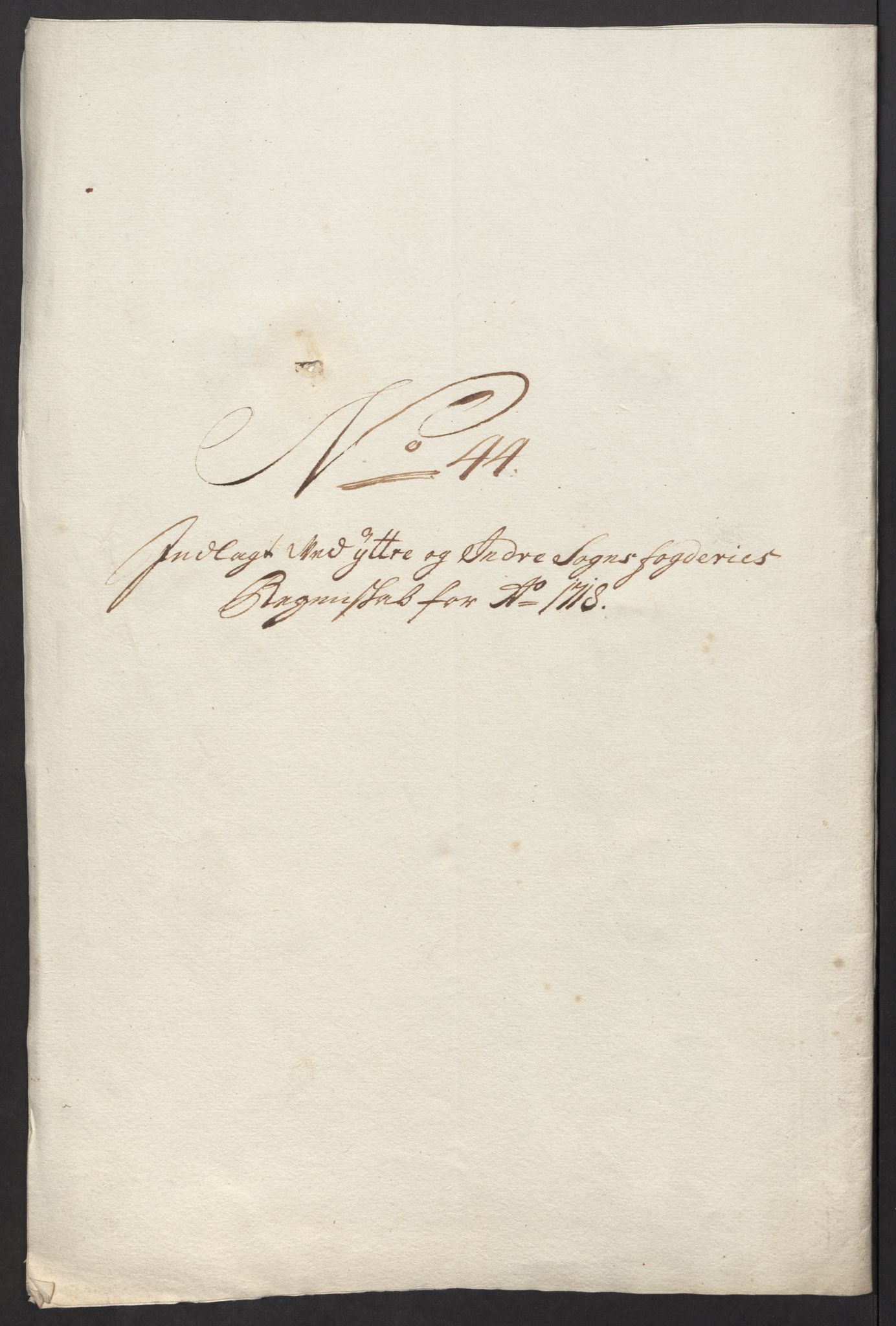 Rentekammeret inntil 1814, Reviderte regnskaper, Fogderegnskap, AV/RA-EA-4092/R52/L3321: Fogderegnskap Sogn, 1717-1718, p. 721