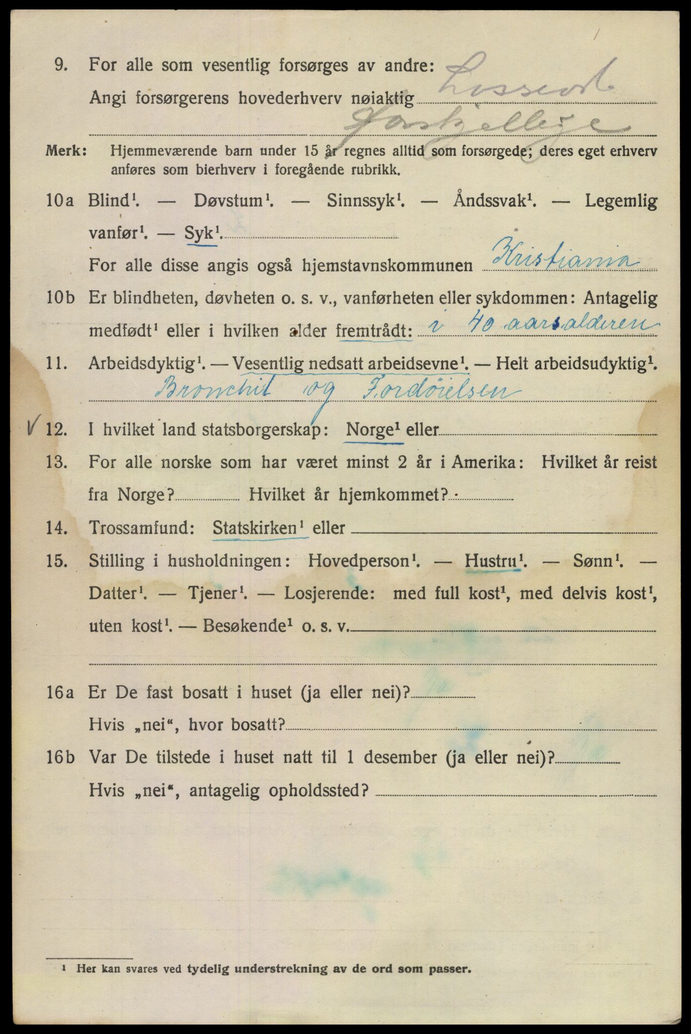 SAO, 1920 census for Kristiania, 1920, p. 456236