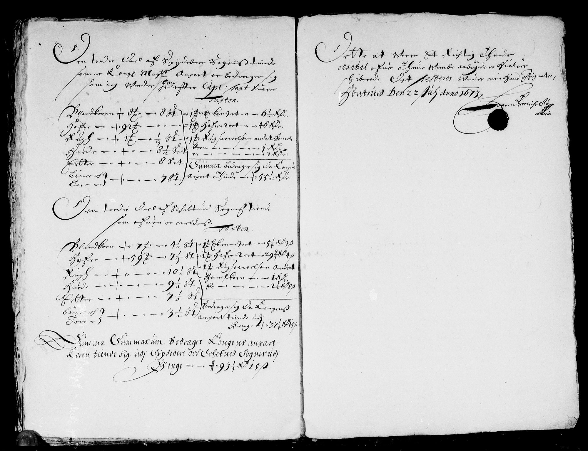 Rentekammeret inntil 1814, Reviderte regnskaper, Stiftamtstueregnskaper, Landkommissariatet på Akershus og Akershus stiftamt, RA/EA-5869/R/Rb/L0085: Akershus stiftamt, 1672