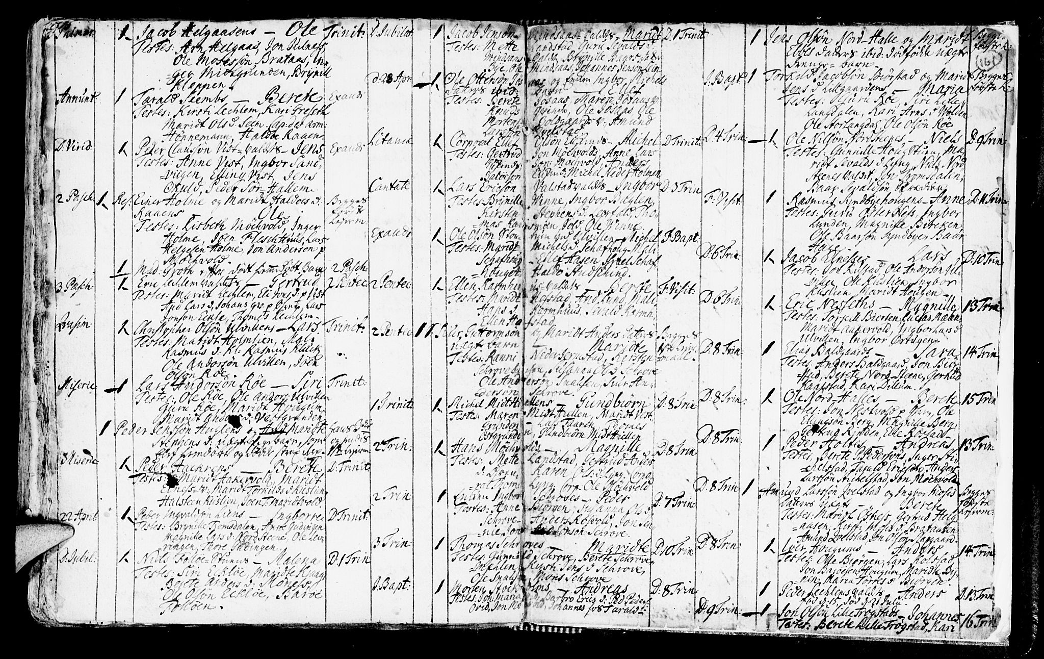 Ministerialprotokoller, klokkerbøker og fødselsregistre - Nord-Trøndelag, SAT/A-1458/723/L0230: Parish register (official) no. 723A01, 1705-1747, p. 161