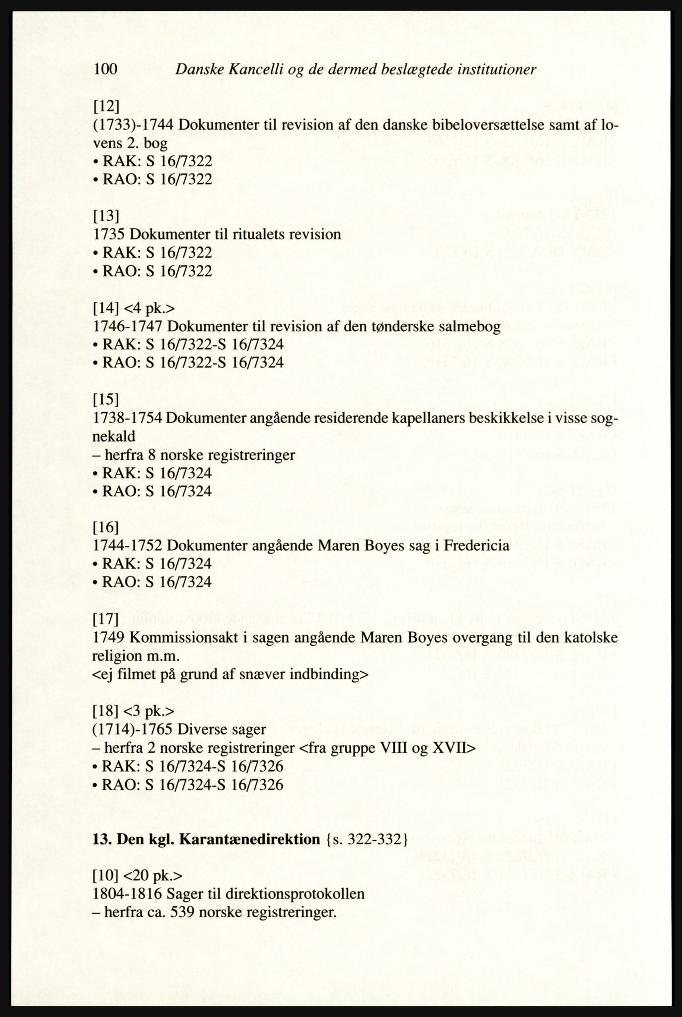 Publikasjoner utgitt av Arkivverket, PUBL/PUBL-001/A/0002: Erik Gøbel: NOREG, Tværregistratur over norgesrelevant materiale i Rigsarkivet i København (2000), 2000, p. 102