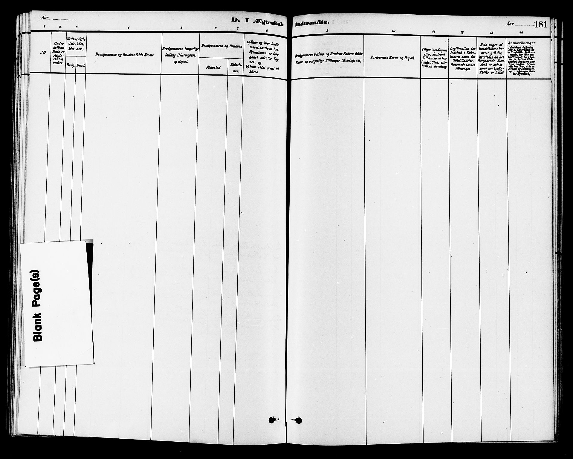 Krødsherad kirkebøker, AV/SAKO-A-19/G/Ga/L0001: Parish register (copy) no. 1, 1879-1893, p. 181