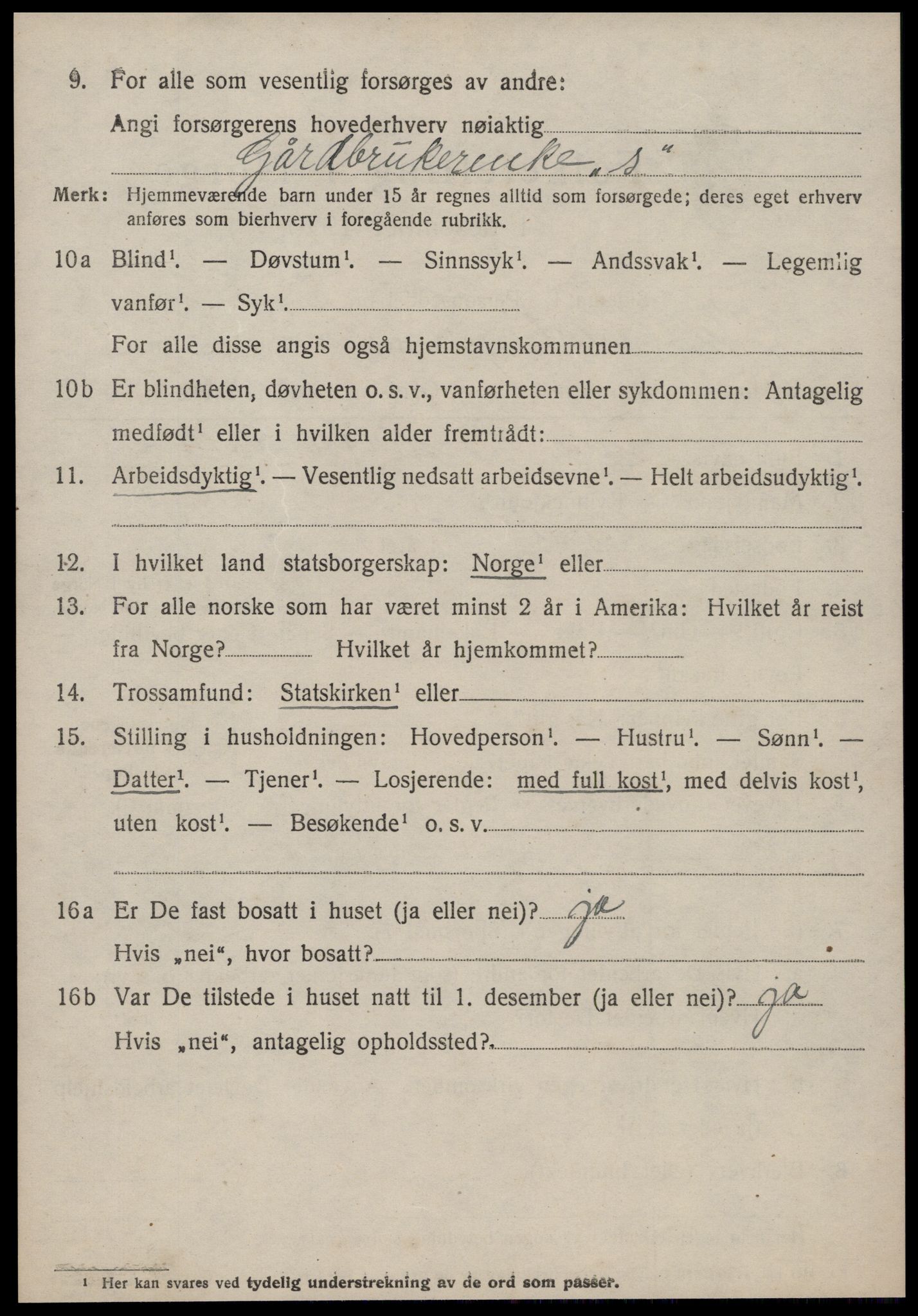 SAT, 1920 census for Surnadal, 1920, p. 6372