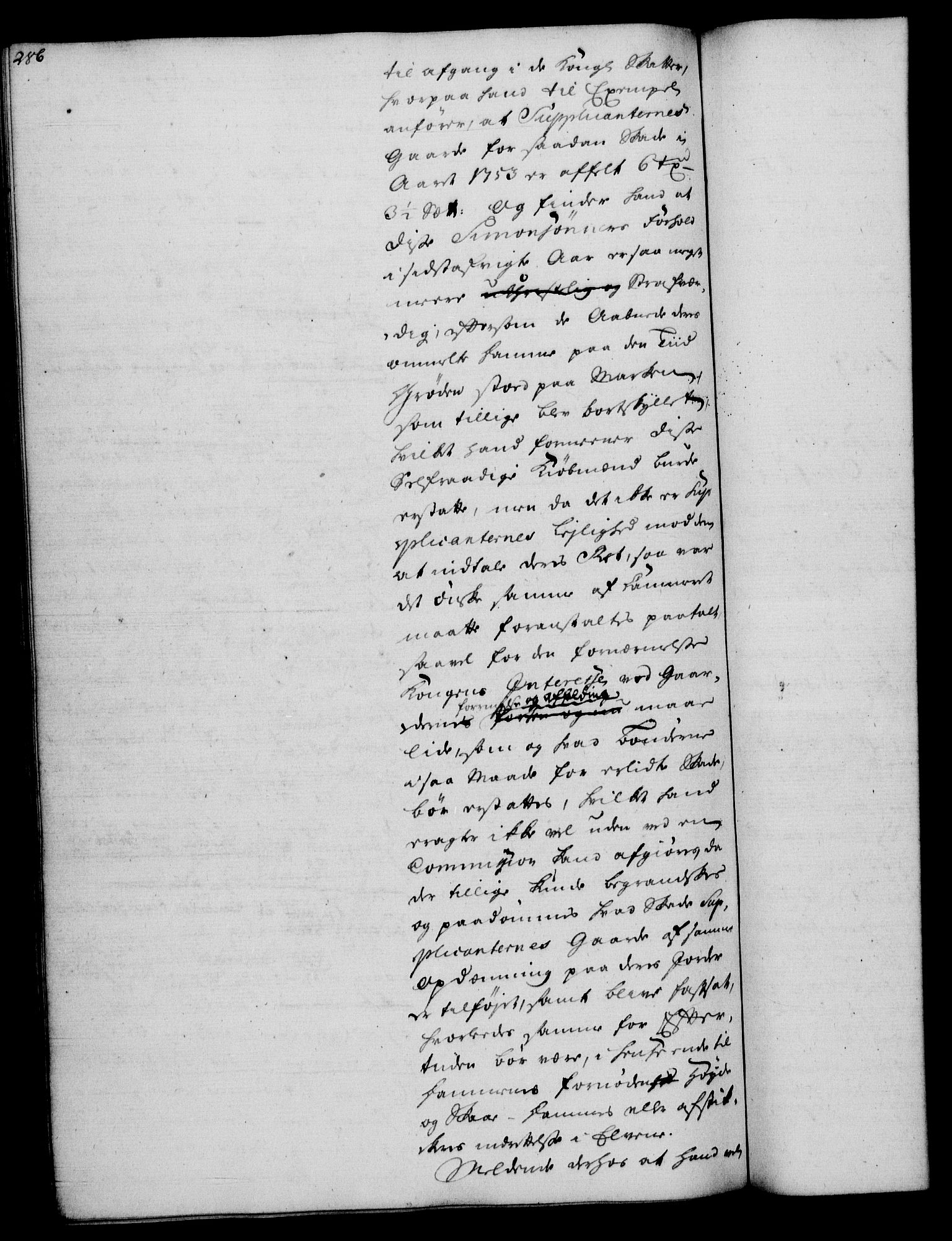 Rentekammeret, Kammerkanselliet, AV/RA-EA-3111/G/Gh/Gha/L0034: Norsk ekstraktmemorialprotokoll (merket RK 53.79), 1756-1759, p. 286