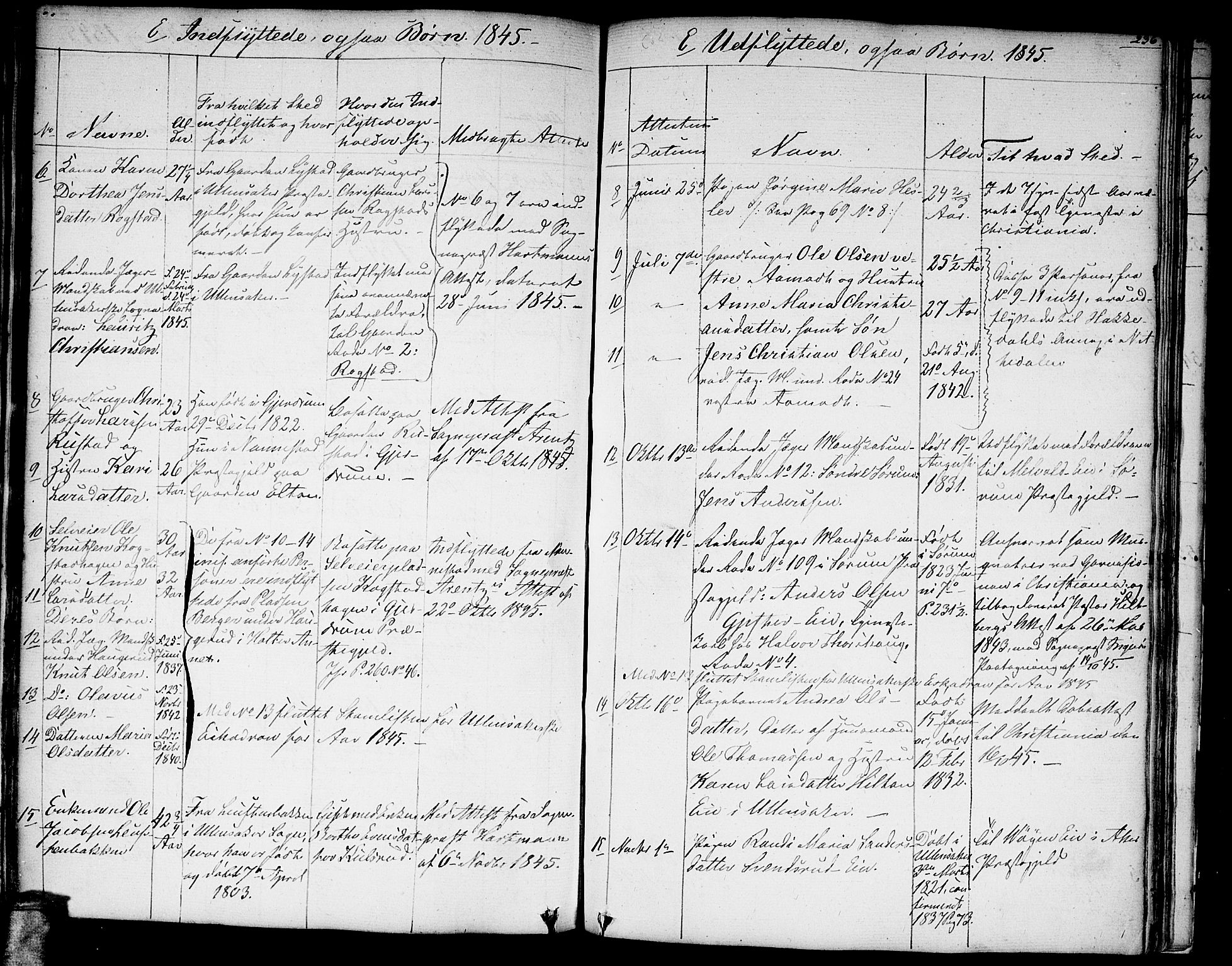 Gjerdrum prestekontor Kirkebøker, SAO/A-10412b/G/Ga/L0002: Parish register (copy) no. I 2, 1836-1850, p. 236