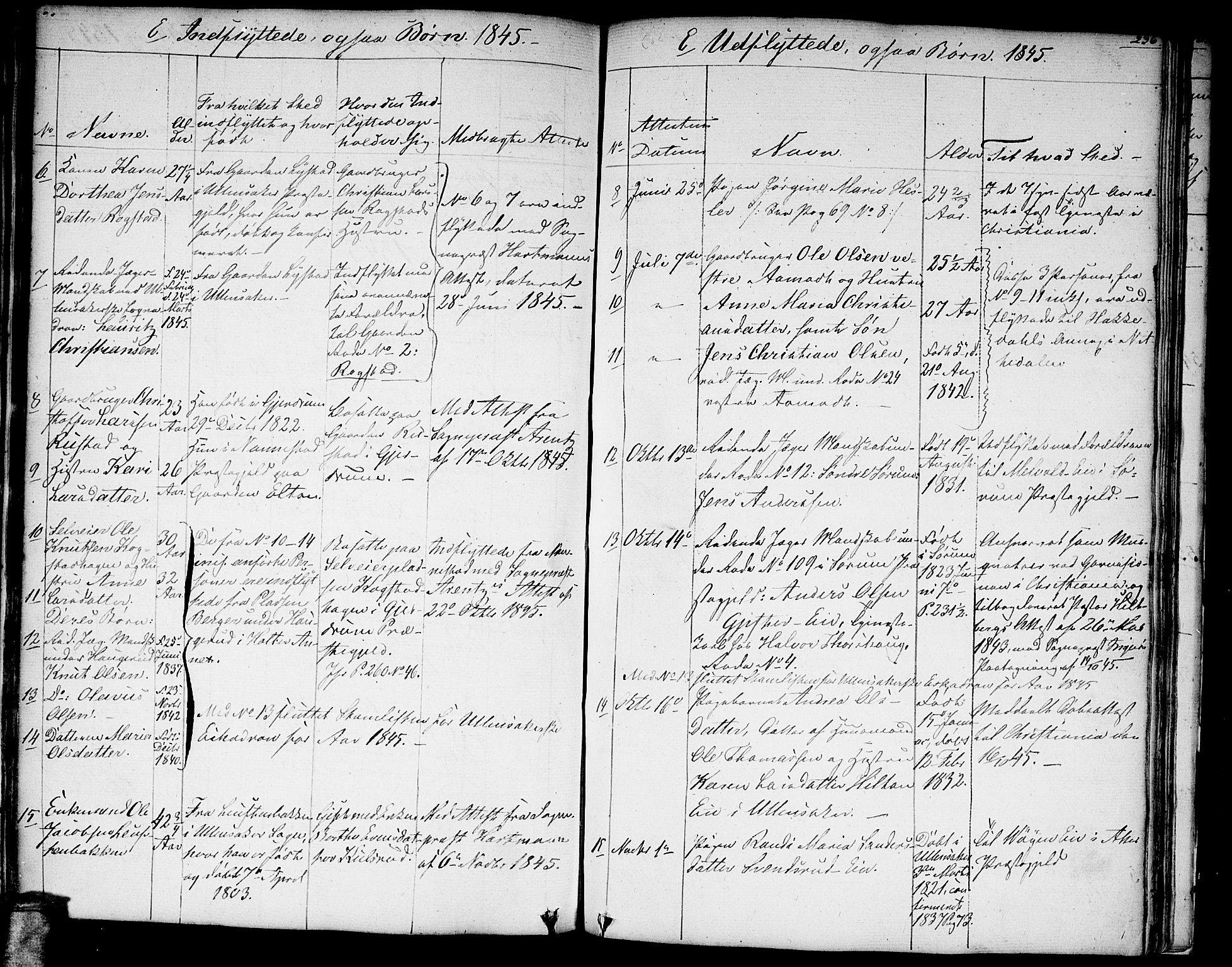 Gjerdrum prestekontor Kirkebøker, AV/SAO-A-10412b/G/Ga/L0002: Parish register (copy) no. I 2, 1836-1850, p. 236