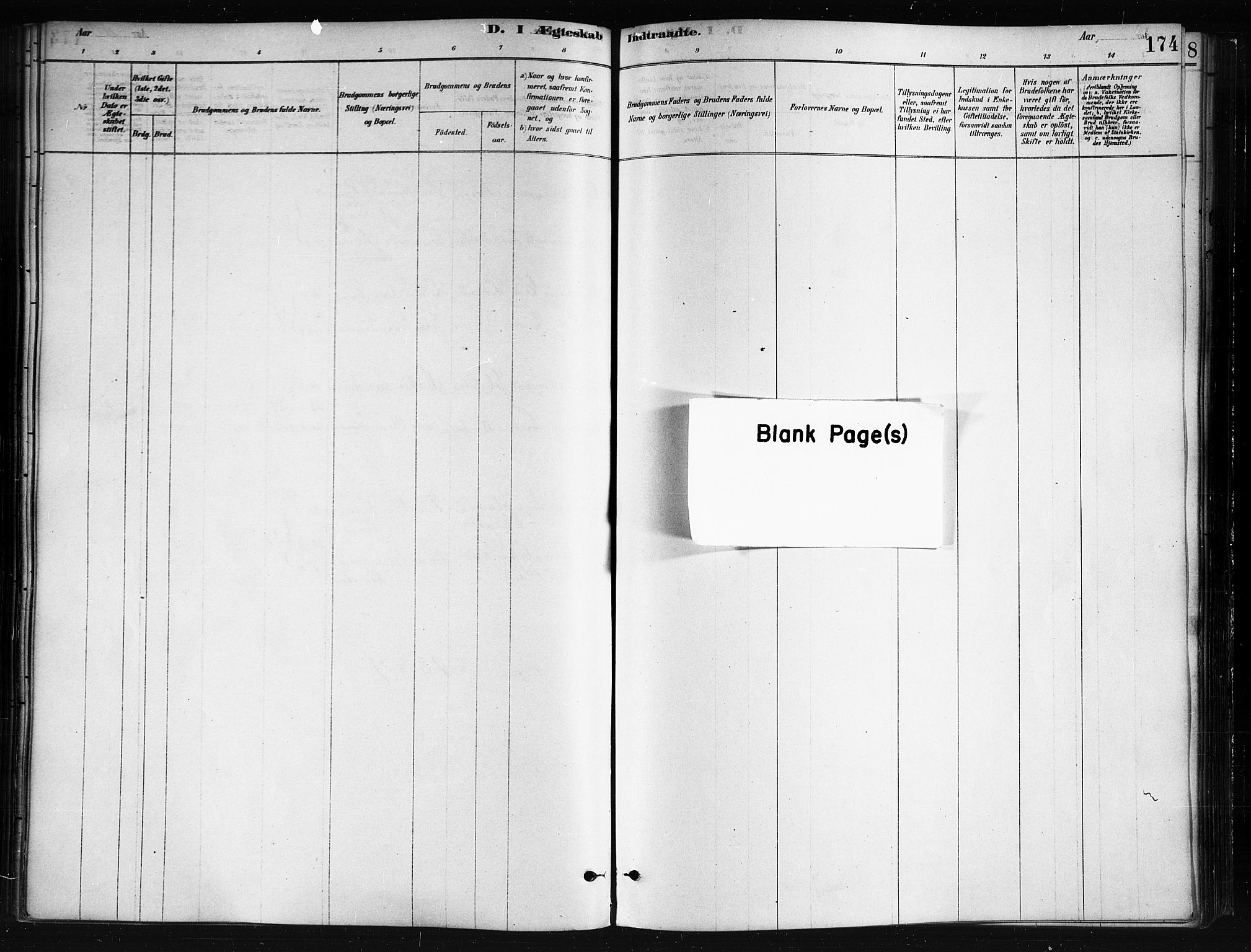 Ministerialprotokoller, klokkerbøker og fødselsregistre - Nordland, AV/SAT-A-1459/893/L1335: Parish register (official) no. 893A08 /1, 1878-1884, p. 174