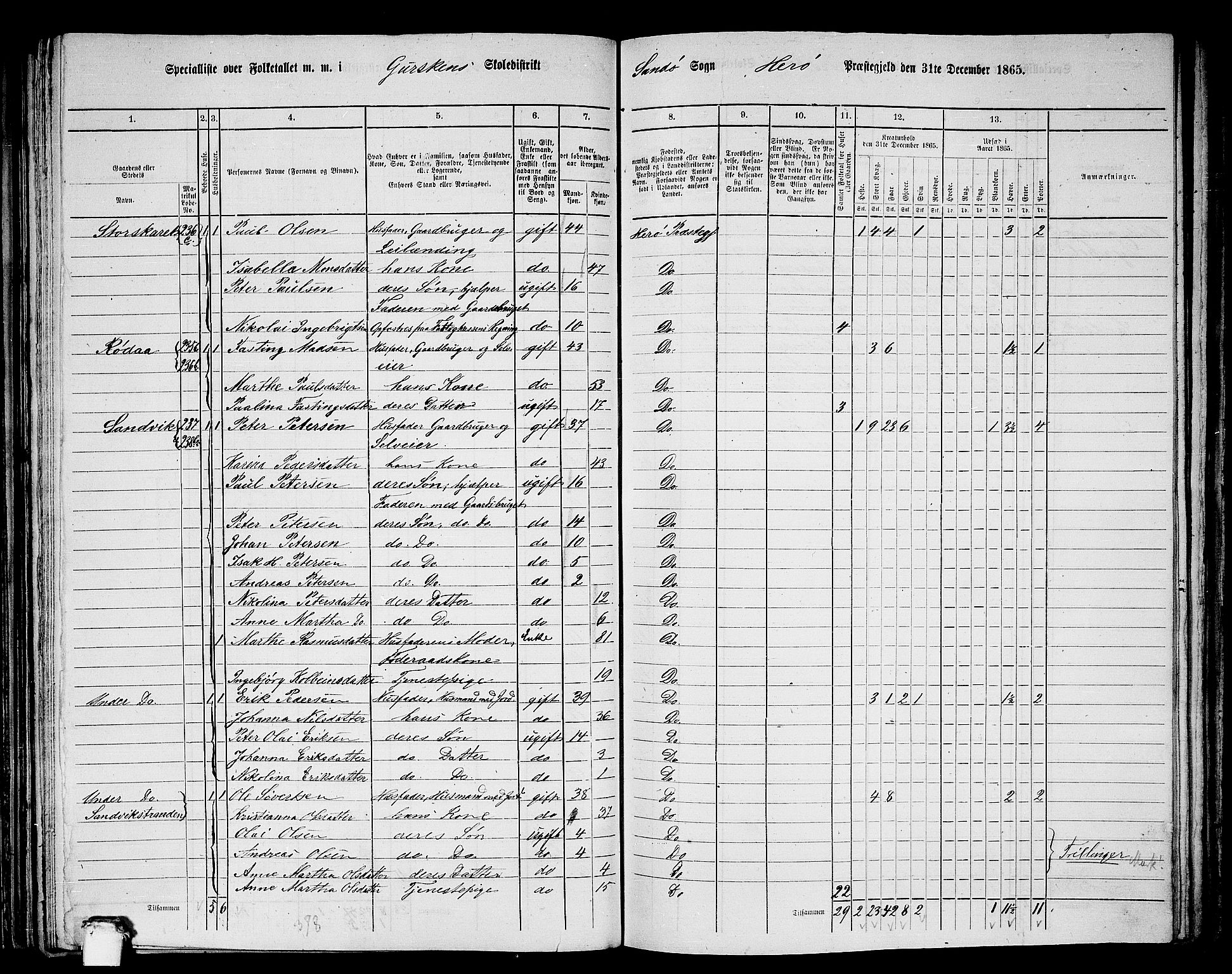 RA, 1865 census for Herøy, 1865, p. 117