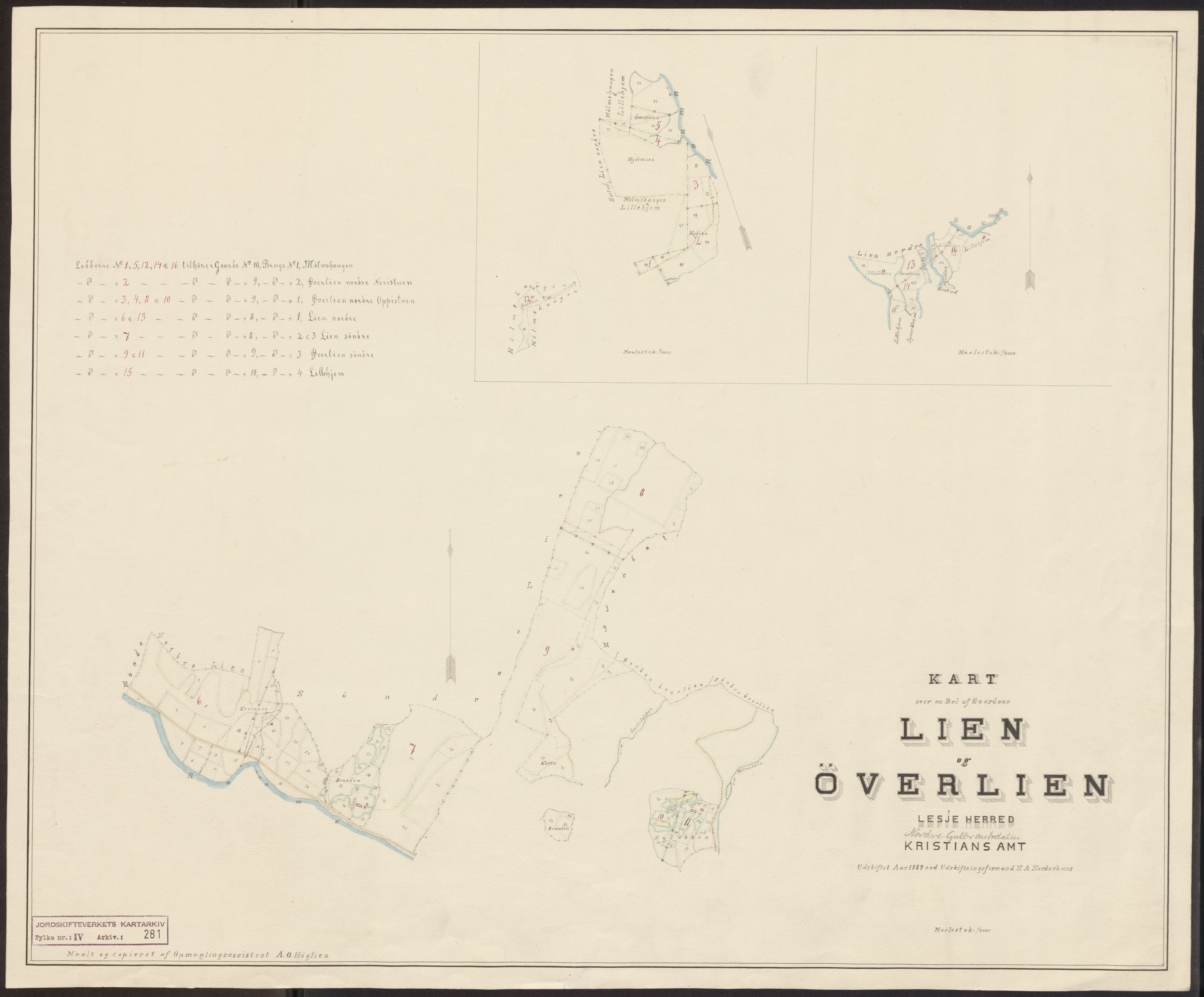 Jordskifteverkets kartarkiv, AV/RA-S-3929/T, 1859-1988, p. 342