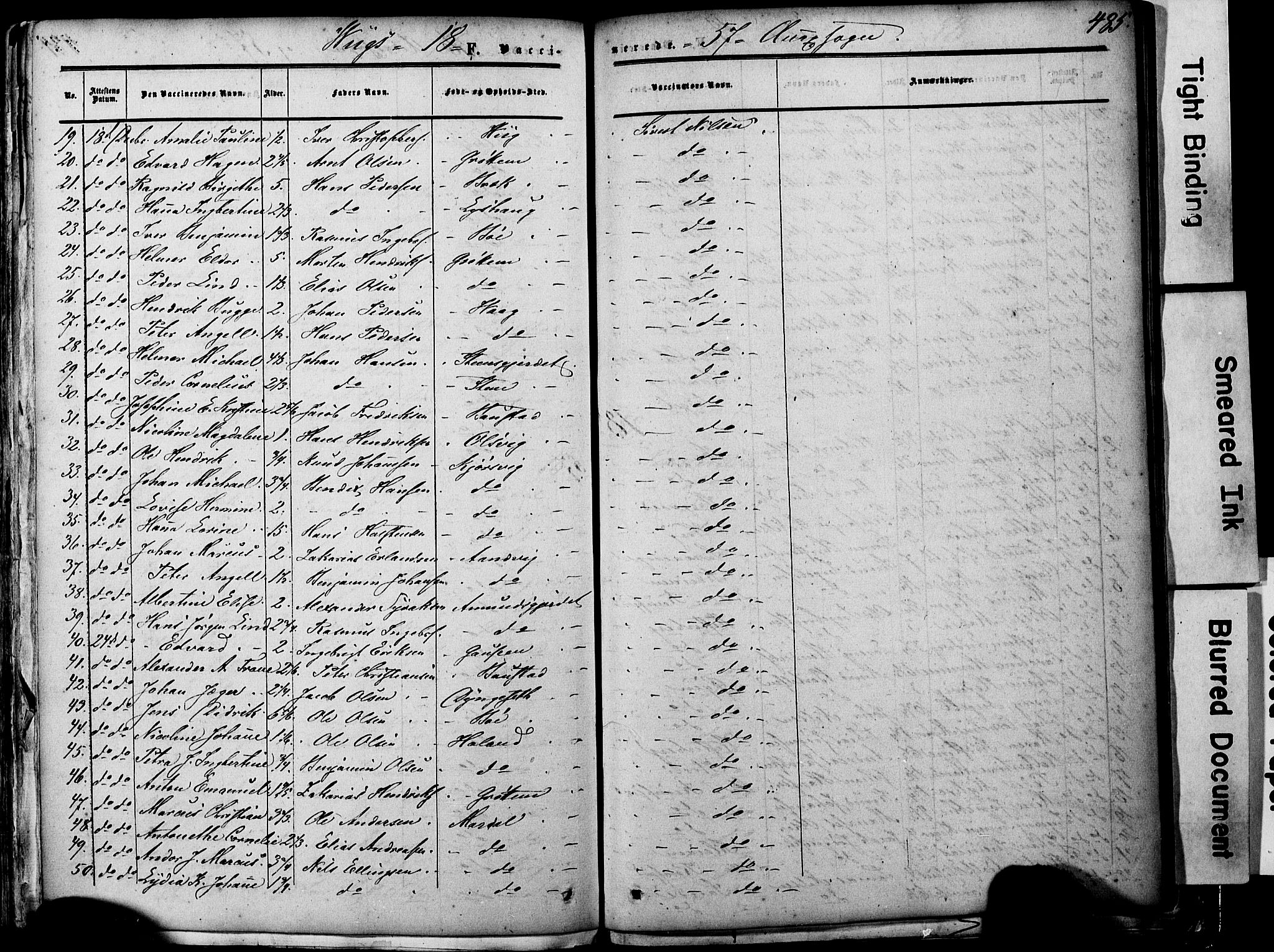 Ministerialprotokoller, klokkerbøker og fødselsregistre - Nordland, AV/SAT-A-1459/812/L0176: Parish register (official) no. 812A05, 1834-1874, p. 485