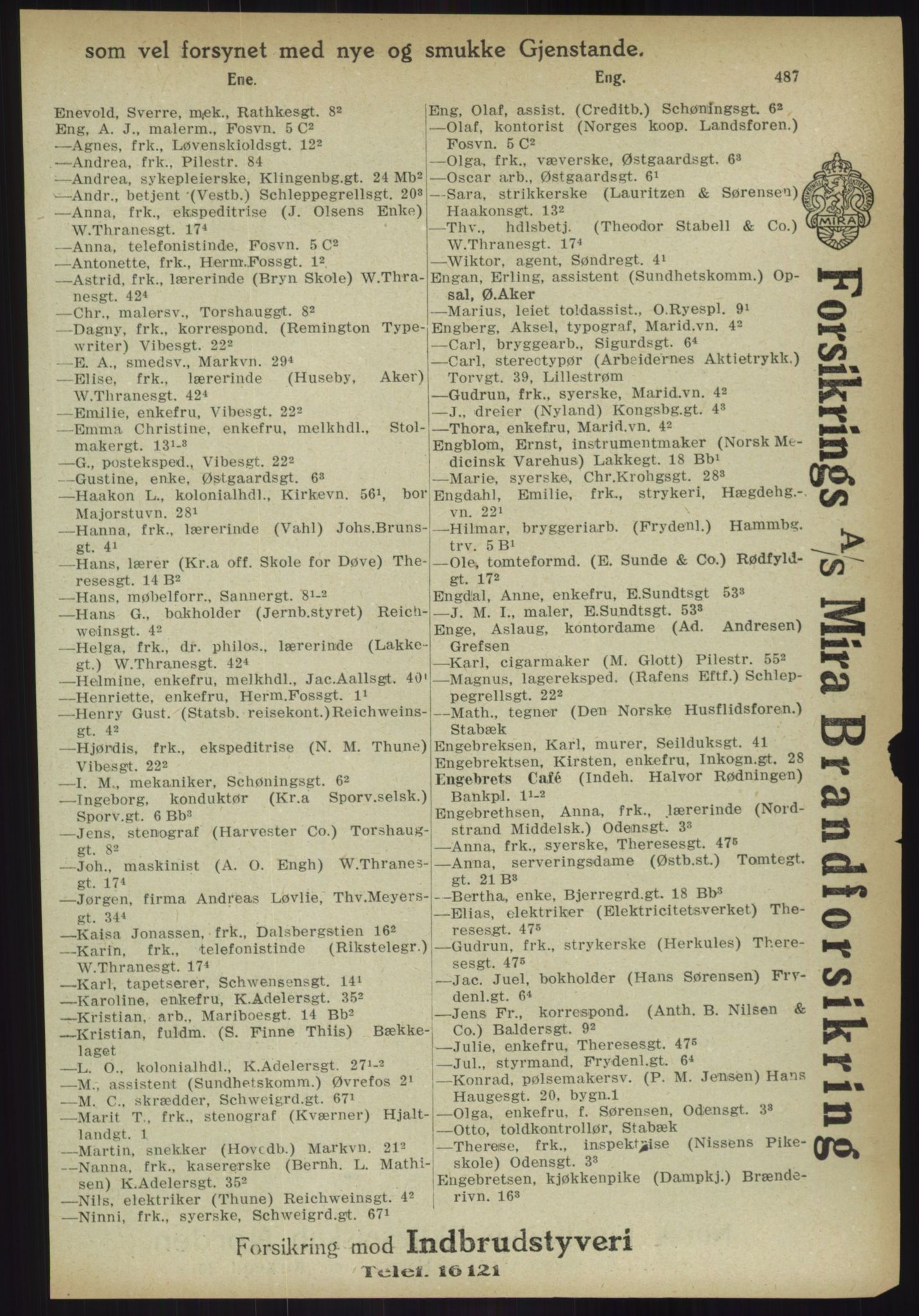 Kristiania/Oslo adressebok, PUBL/-, 1918, p. 512