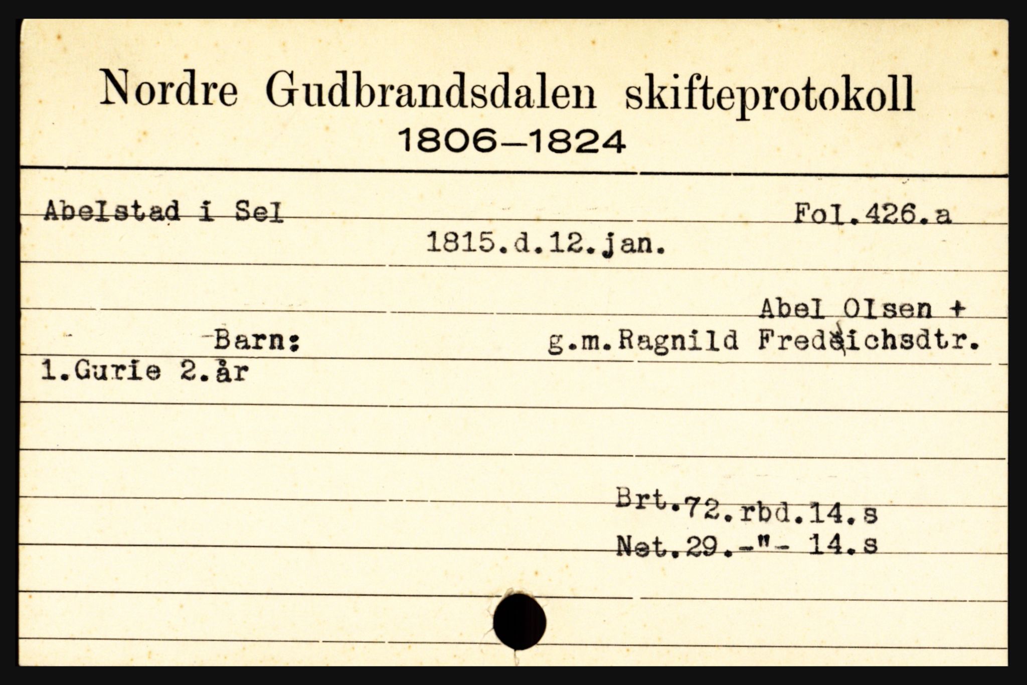 Nord-Gudbrandsdal tingrett, AV/SAH-TING-002/J, 1658-1900, p. 7