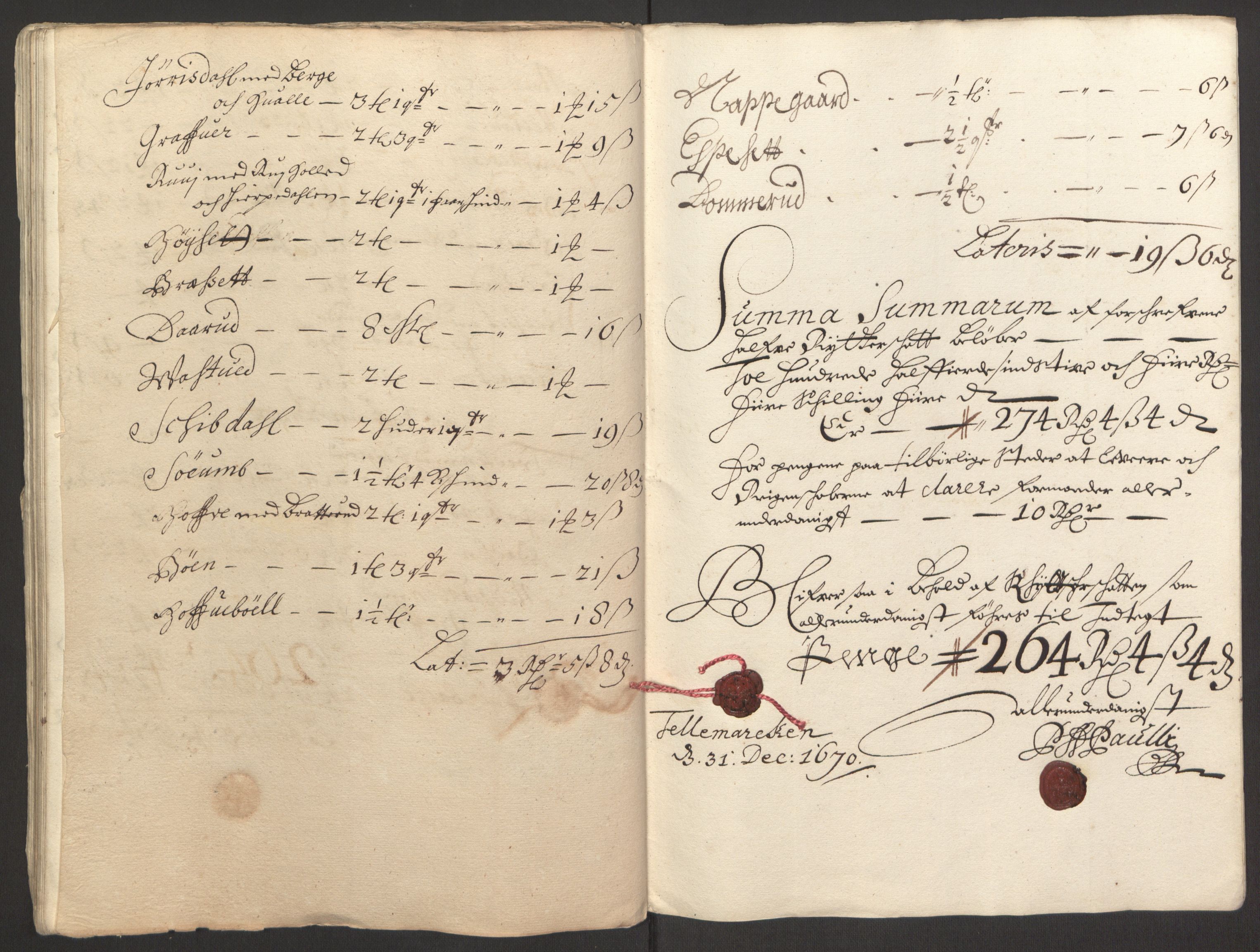 Rentekammeret inntil 1814, Reviderte regnskaper, Fogderegnskap, RA/EA-4092/R35/L2059: Fogderegnskap Øvre og Nedre Telemark, 1668-1670, p. 158