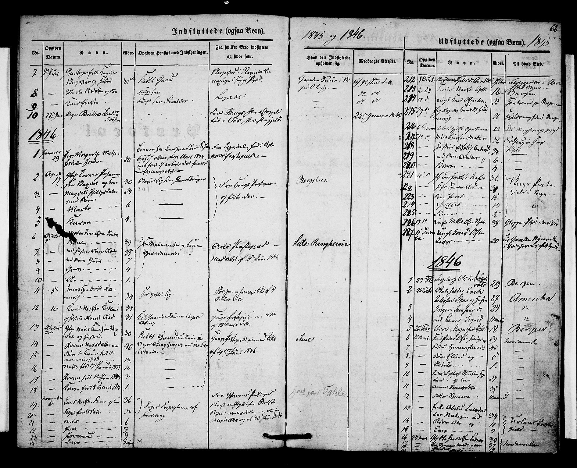 Voss sokneprestembete, SAB/A-79001/H/Haa: Parish register (official) no. A 15, 1845-1855, p. 62
