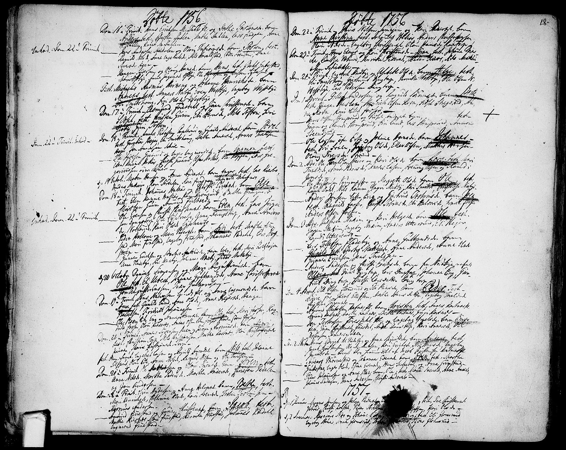 Rakkestad prestekontor Kirkebøker, SAO/A-2008/F/Fa/L0003: Parish register (official) no. I 3, 1752-1777, p. 18