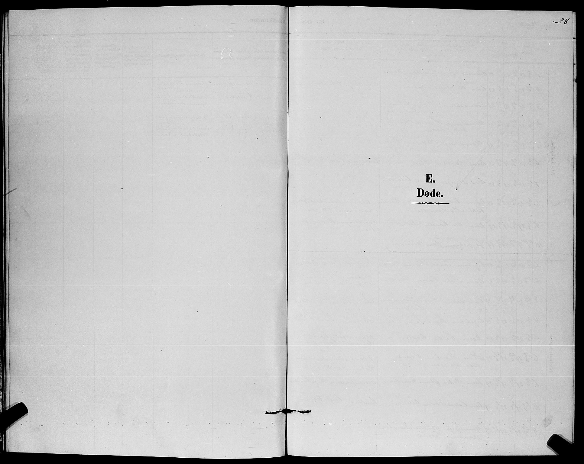Strømm kirkebøker, SAKO/A-322/G/Ga/L0003: Parish register (copy) no. I 3, 1889-1896, p. 98