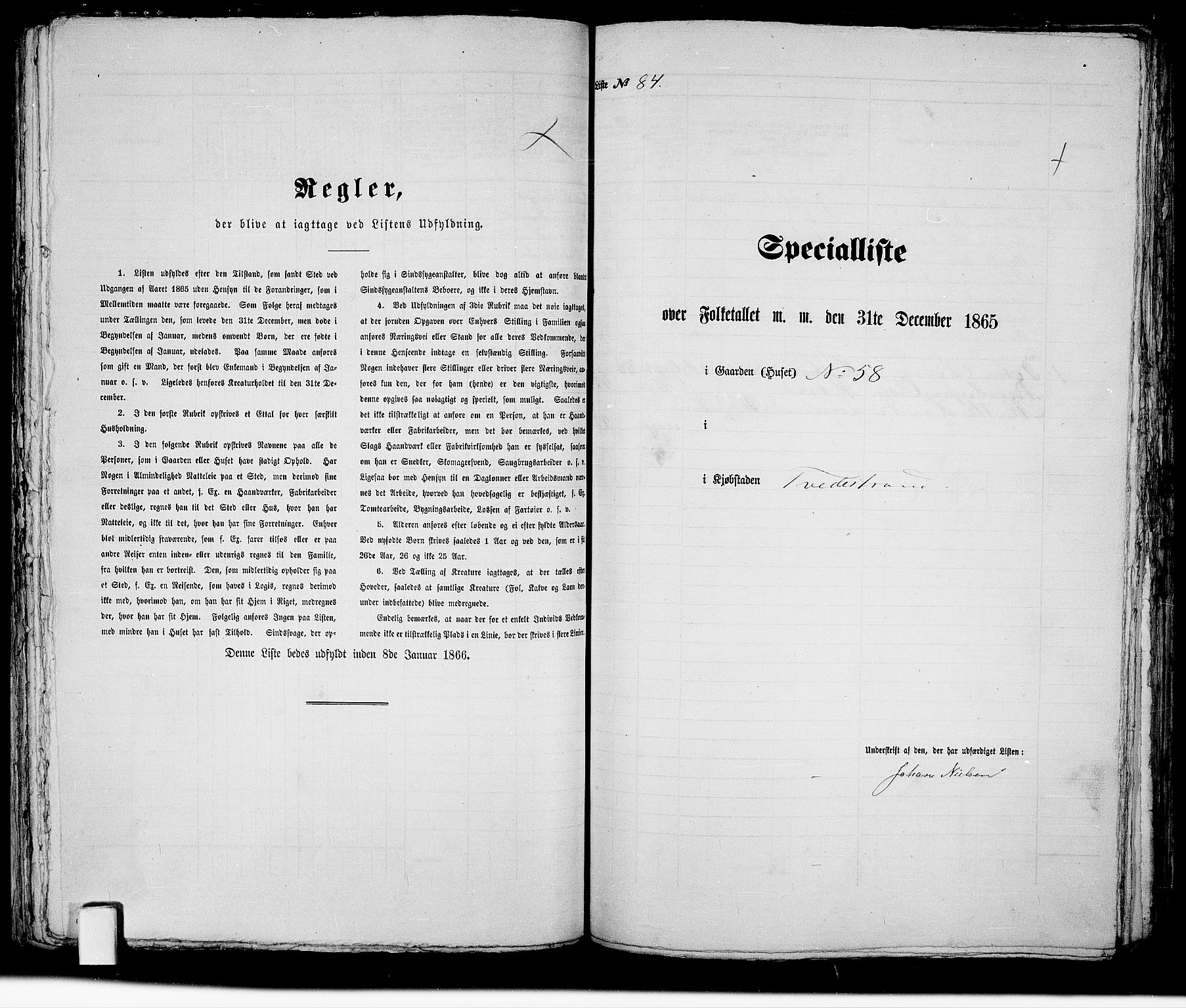 RA, 1865 census for Holt/Tvedestrand, 1865, p. 173