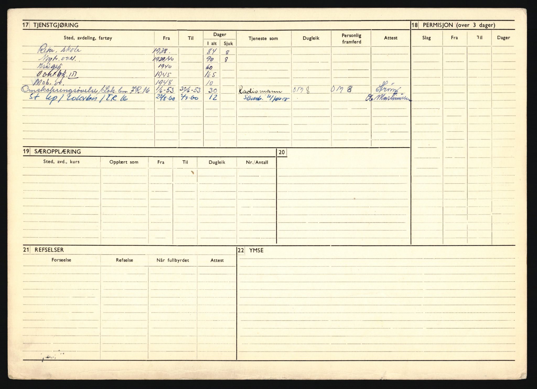 Forsvaret, Troms infanteriregiment nr. 16, AV/RA-RAFA-3146/P/Pa/L0022: Rulleblad for regimentets menige mannskaper, årsklasse 1938, 1938, p. 320