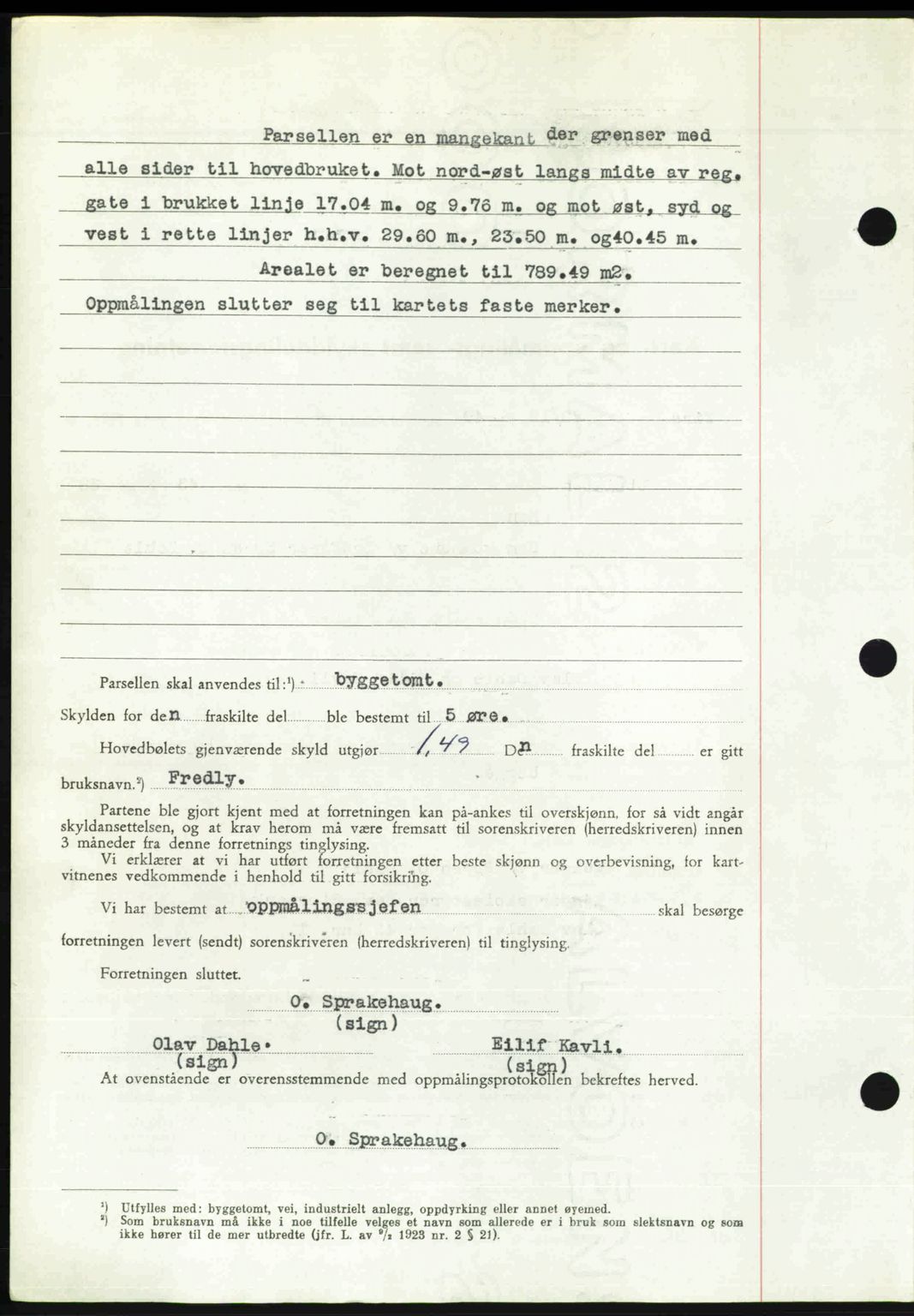 Romsdal sorenskriveri, AV/SAT-A-4149/1/2/2C: Mortgage book no. A31, 1949-1949, Diary no: : 3651/1949