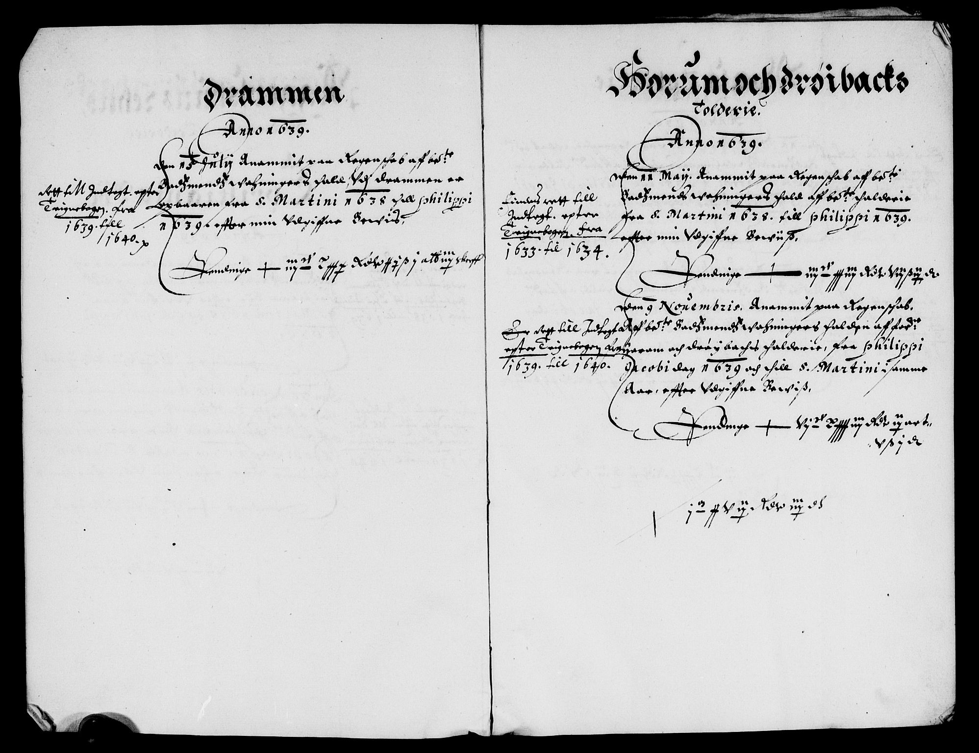 Rentekammeret inntil 1814, Reviderte regnskaper, Lensregnskaper, RA/EA-5023/R/Rb/Rba/L0156: Akershus len, 1638-1642