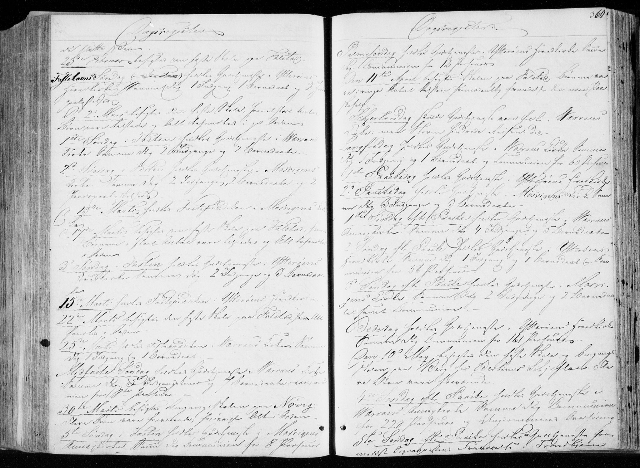 Ministerialprotokoller, klokkerbøker og fødselsregistre - Nord-Trøndelag, SAT/A-1458/722/L0218: Parish register (official) no. 722A05, 1843-1868, p. 360