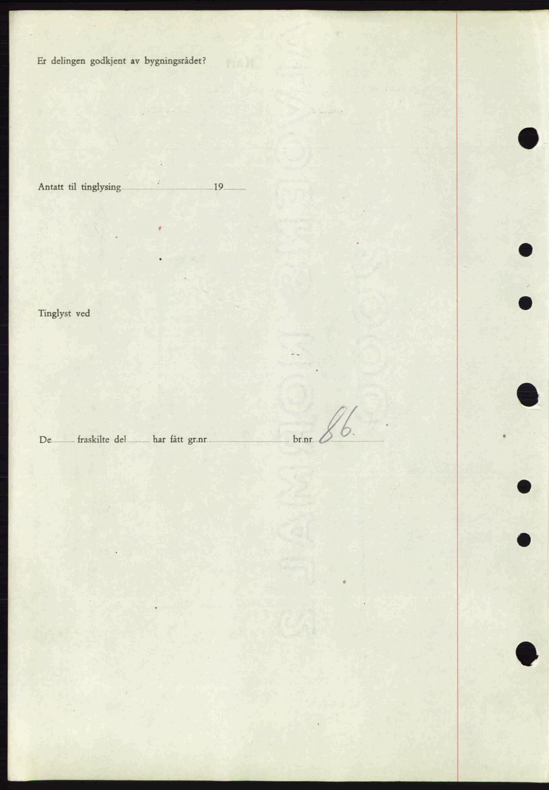 Tønsberg sorenskriveri, AV/SAKO-A-130/G/Ga/Gaa/L0016: Mortgage book no. A16, 1944-1945, Diary no: : 1923/1944