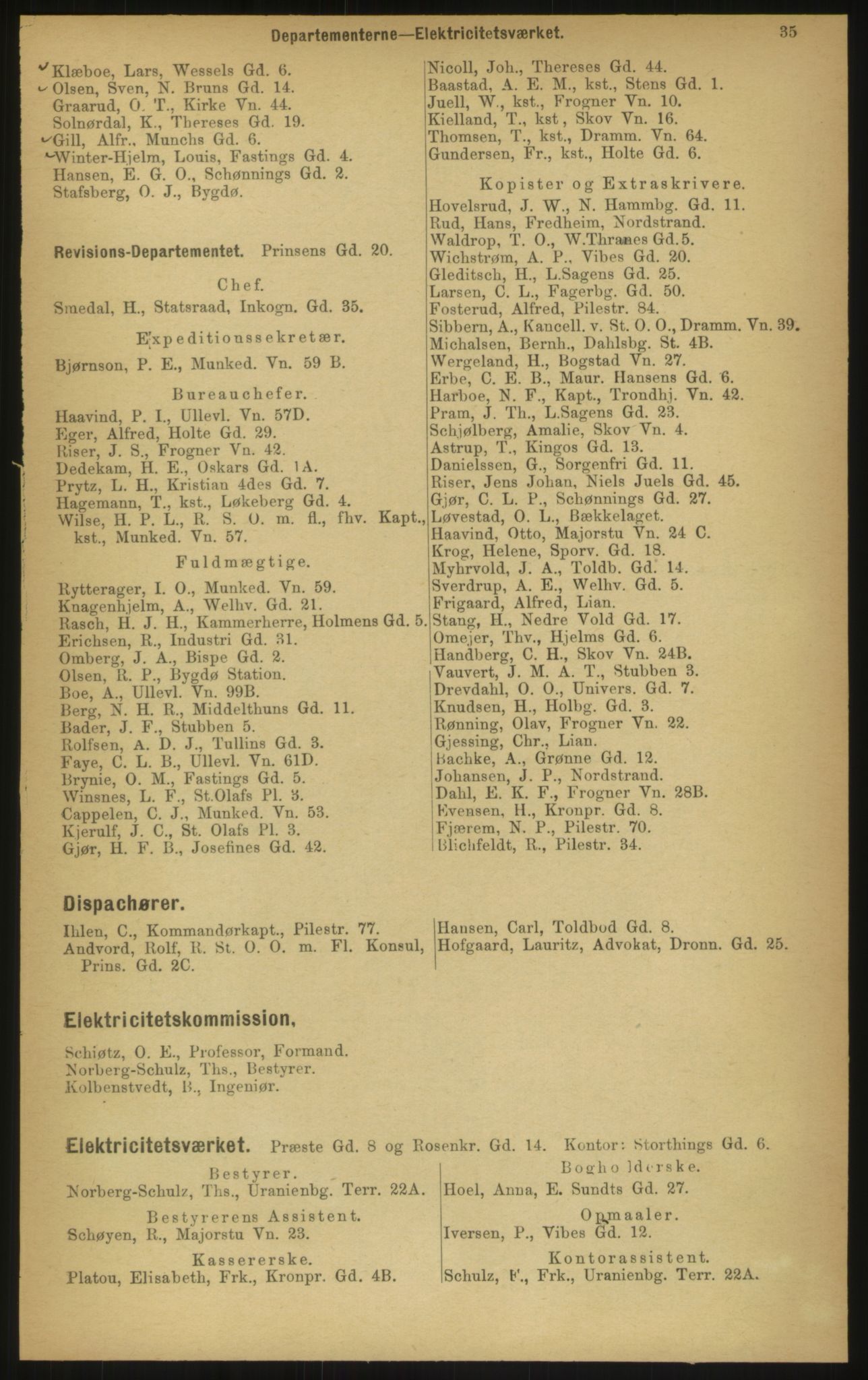 Kristiania/Oslo adressebok, PUBL/-, 1897, p. 35