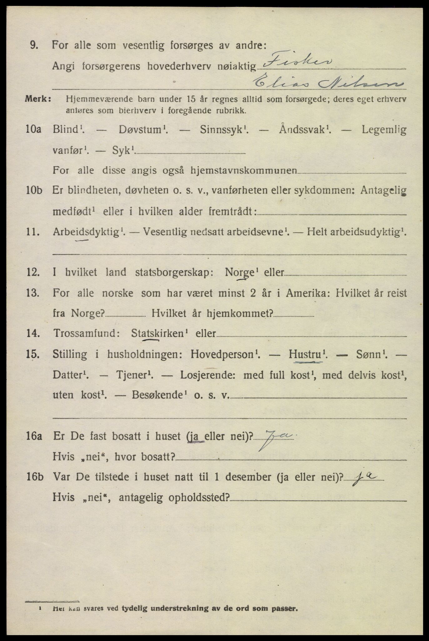 SAKO, 1920 census for Fredriksvern, 1920, p. 592