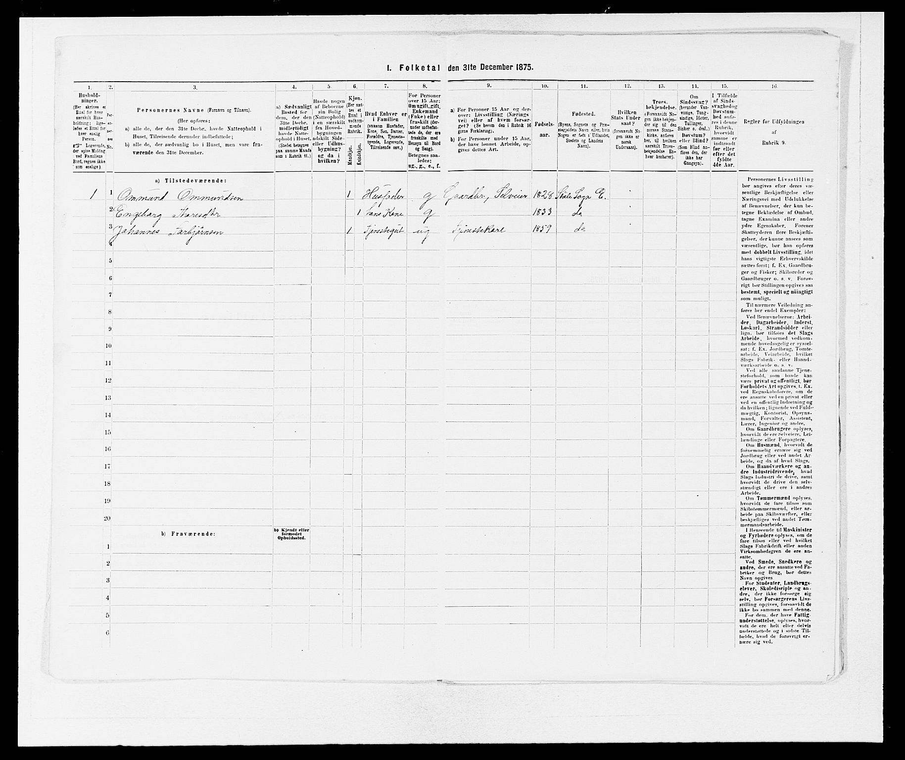 SAB, 1875 census for 1211P Etne, 1875, p. 762